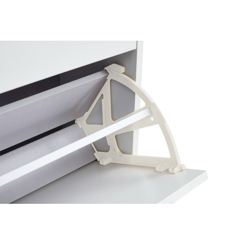 Shoe Cabinet , Shoe storage shelves, metal leg, White、、casual