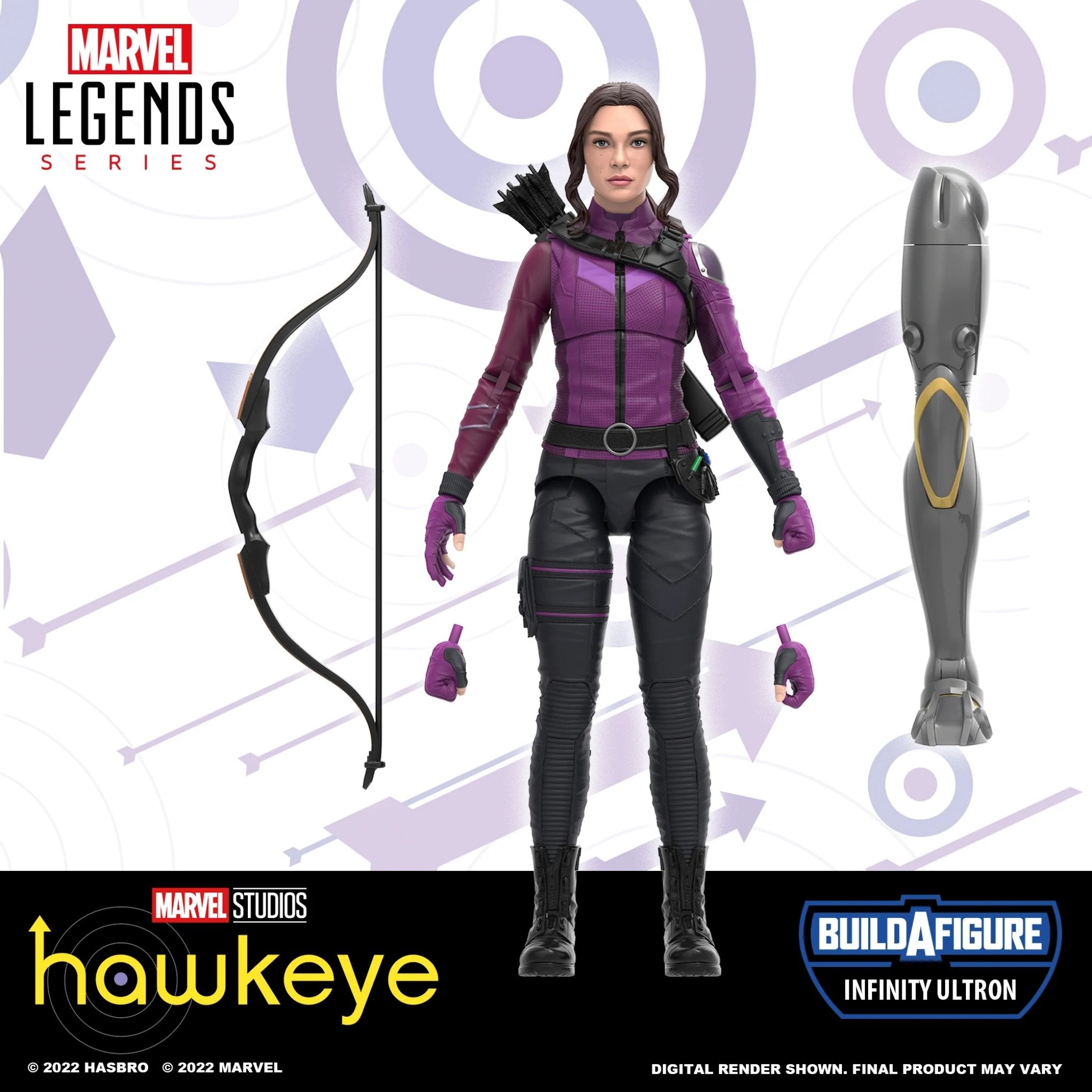 Marvel Legends Disney+ Kate Bishop (Infinity Ultron BAF)、mySite、hgirdovlk