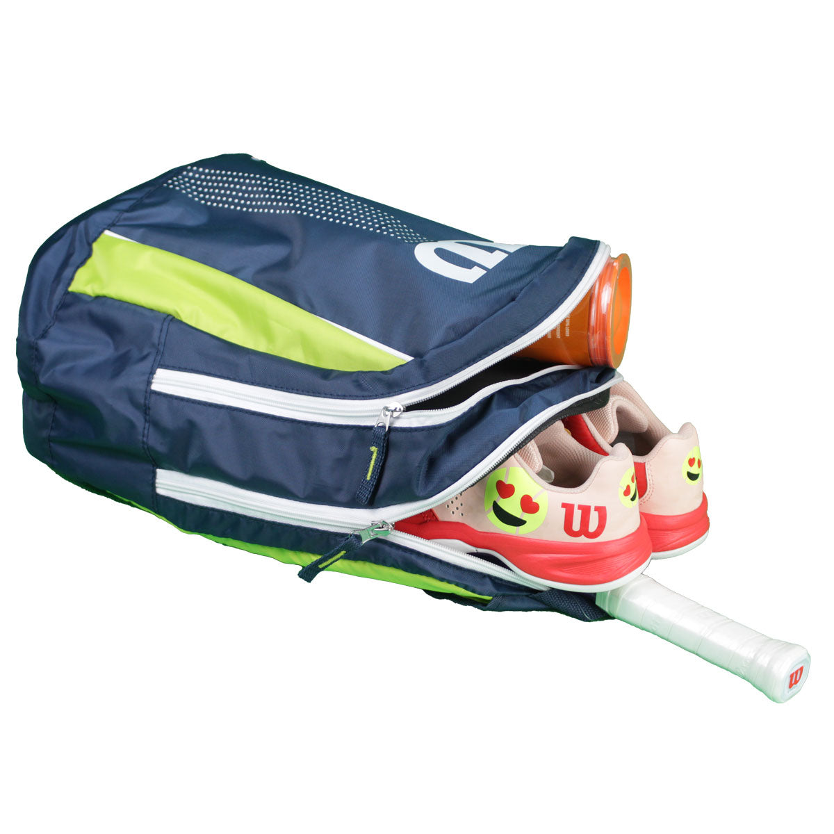 Wilson Junior Racquet Backpack (Navy/White/Green)