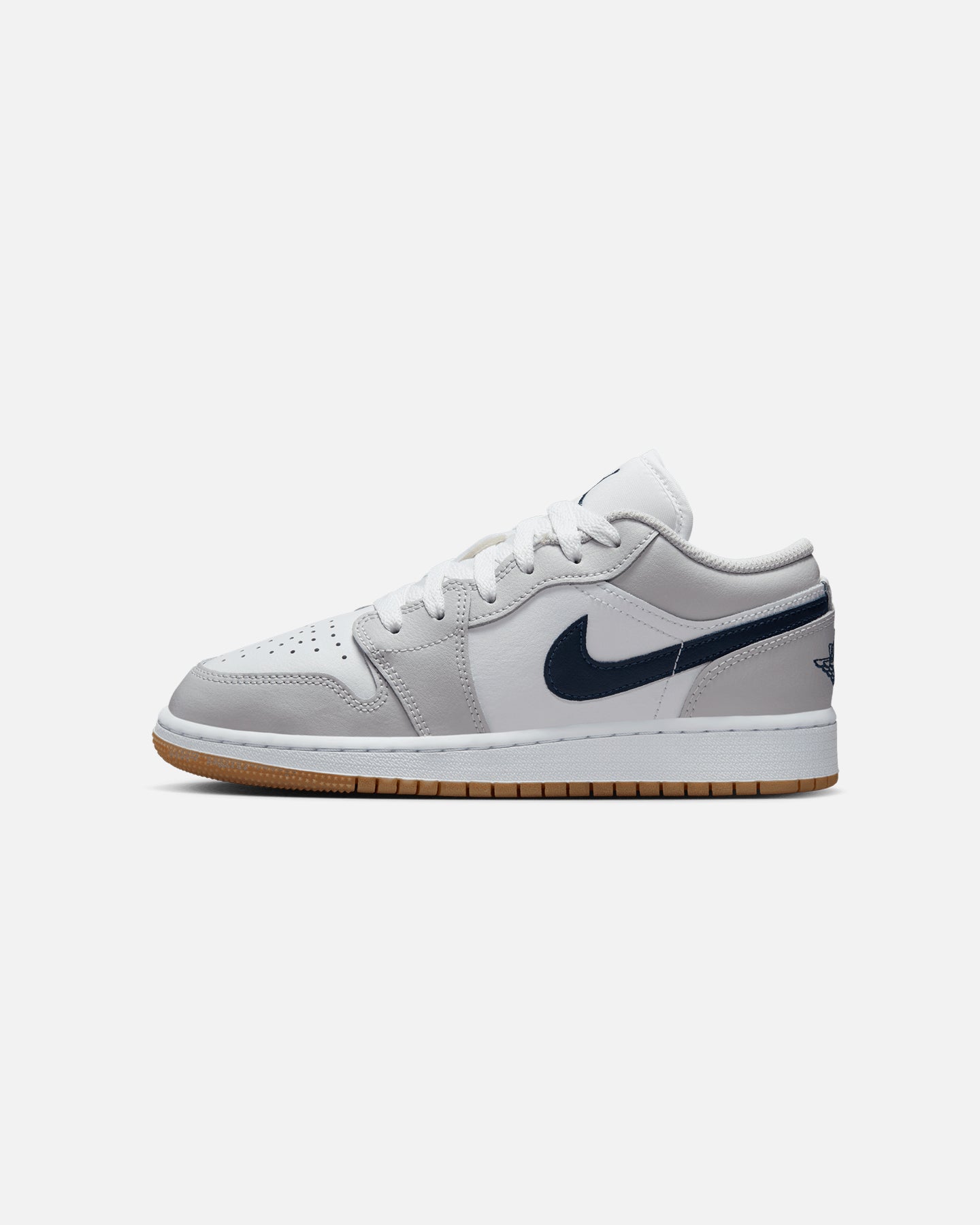 Jordan Kids' Air Jordan 1 Low (GS) White/Navy、mySite、zt4zffjzw