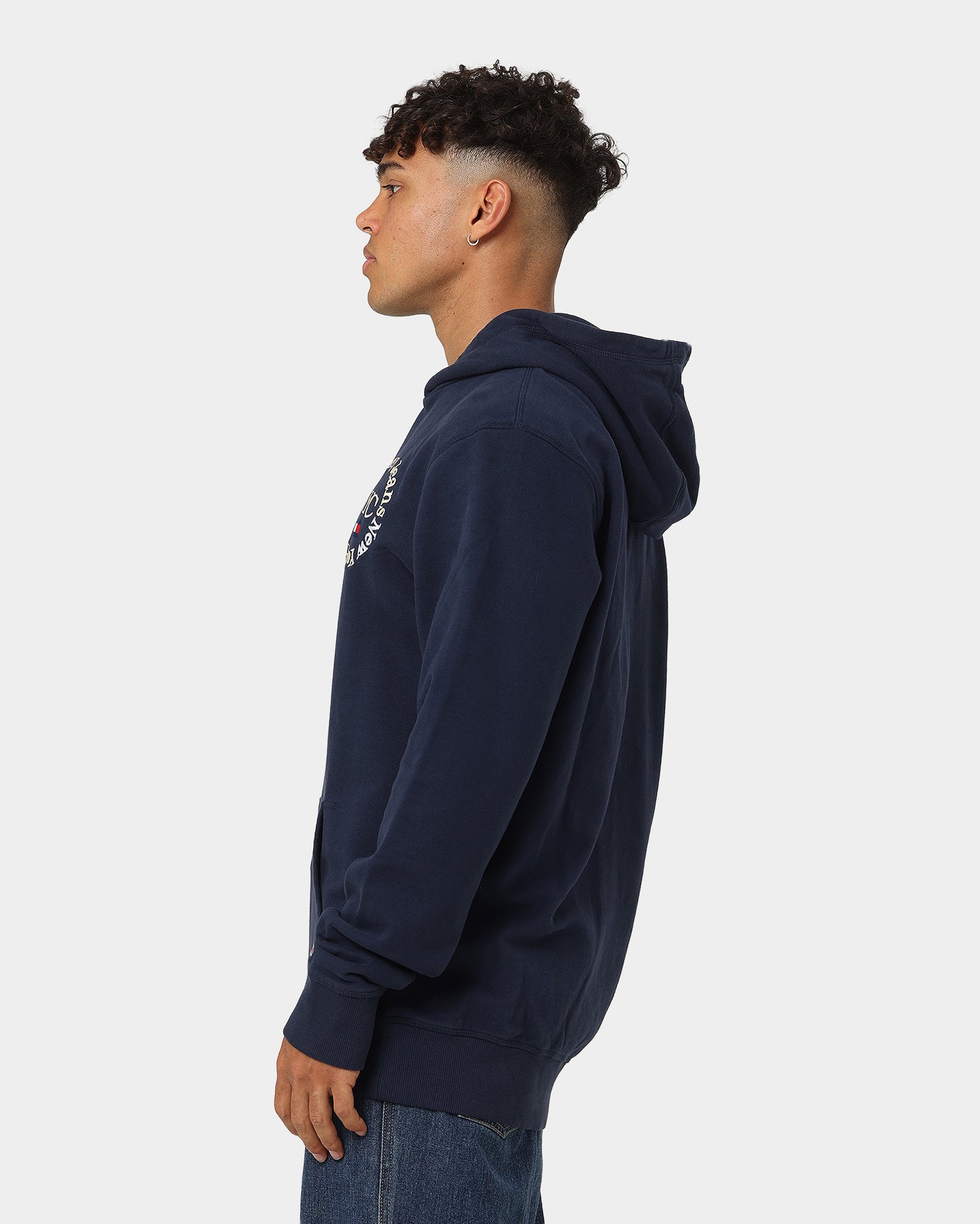 Tommy Jeans TJM Timeless Circle Hoodie Twilight Navy、mySite、zt4zffjzw