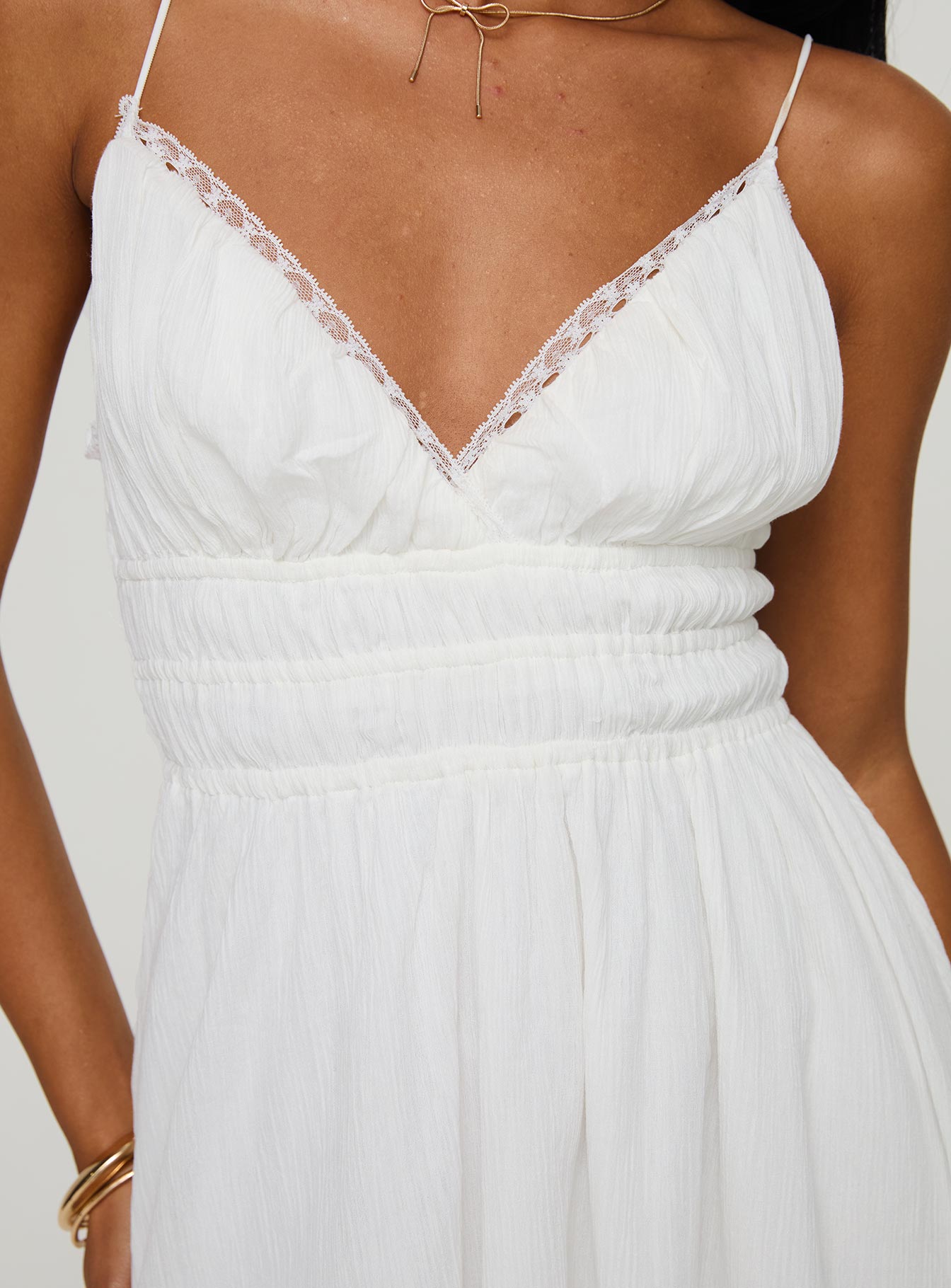 Patterstone Mini Dress White、mySite、solidvoid