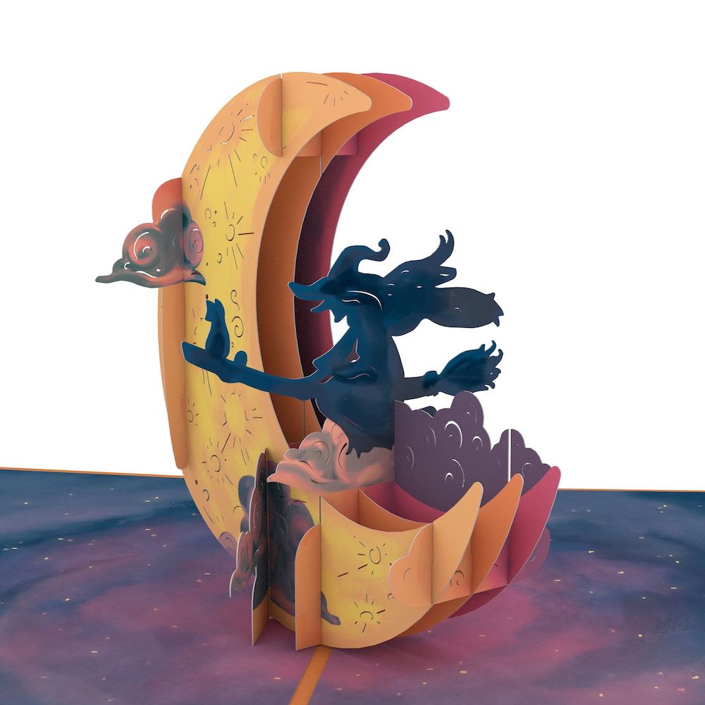 Halloween Witch Pop-Up Card、mySite、solidvoid