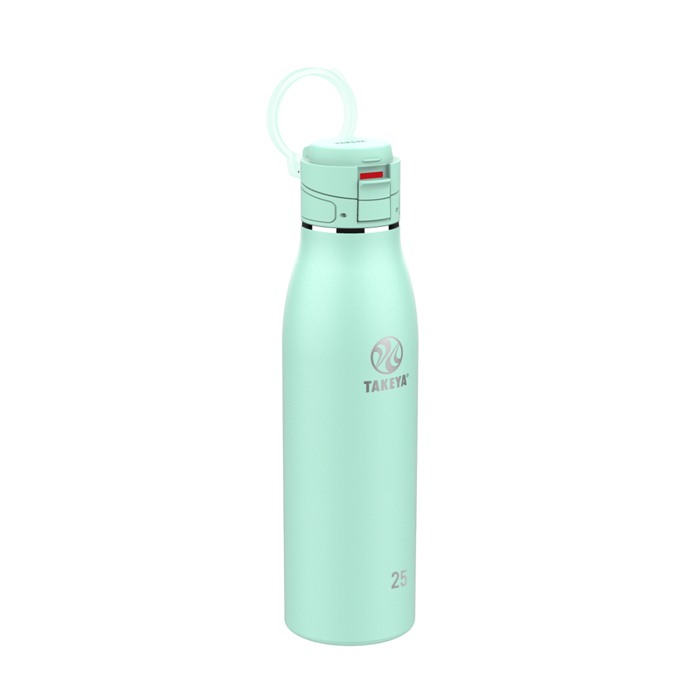 Takeya 25 oz Traveler Insulated Leak Proof Mug With FlipLock Lid、mySite、noshort