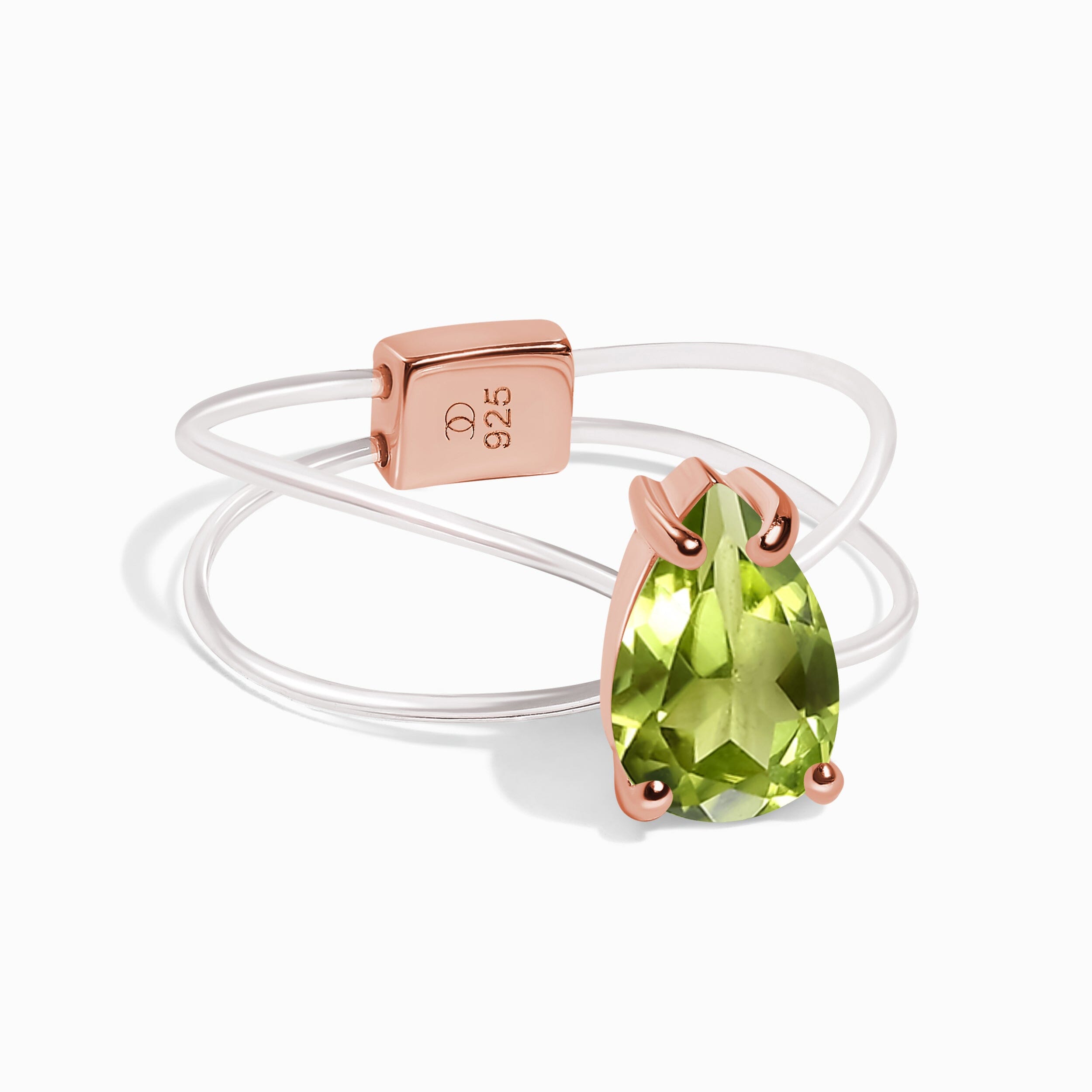 Peridot Ring Floating Sway - August Birthstone、mySite、hinf8tx79