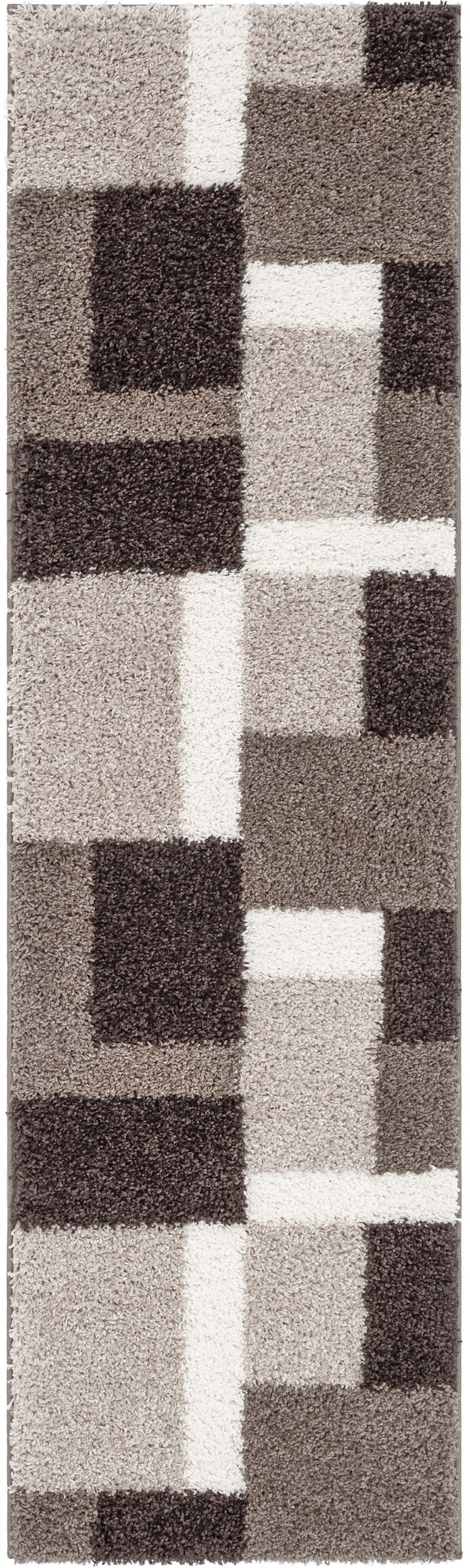 Cubes Beige Brown Modern Geo Rug、mySite、gigharbornorthrealestate