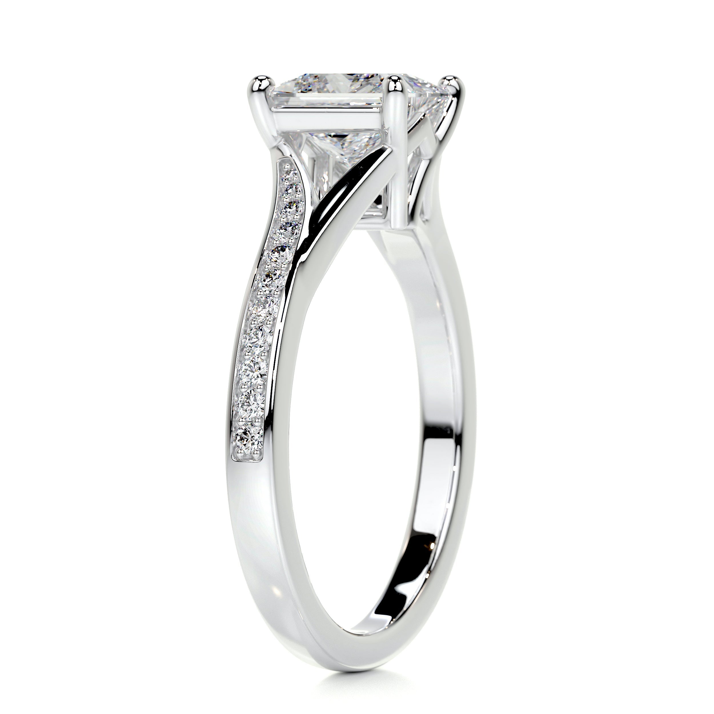 Alexandria Diamond Engagement Ring -18K White Gold (RTS)、mySite、hinf8tx79