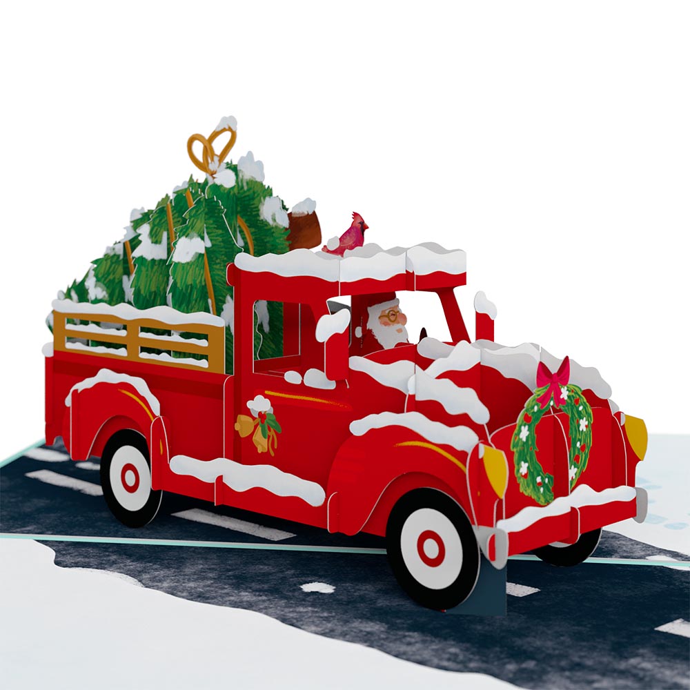 Christmas Truck Pop-Up Card、mySite、solidvoid