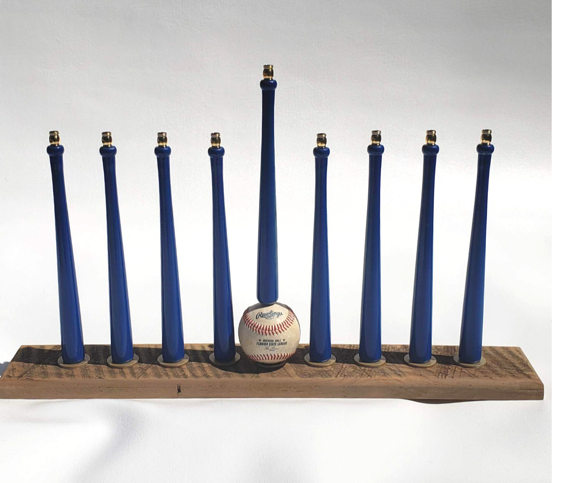 Colored Bat Baseball Menorah、mySite、topwebapps