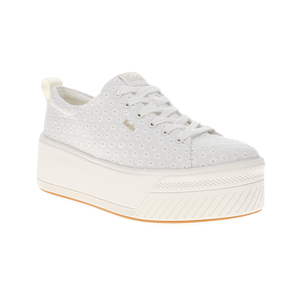 Skyler Daisy Eyelet Platform Sneakers、mySite、gtrtttuynbv