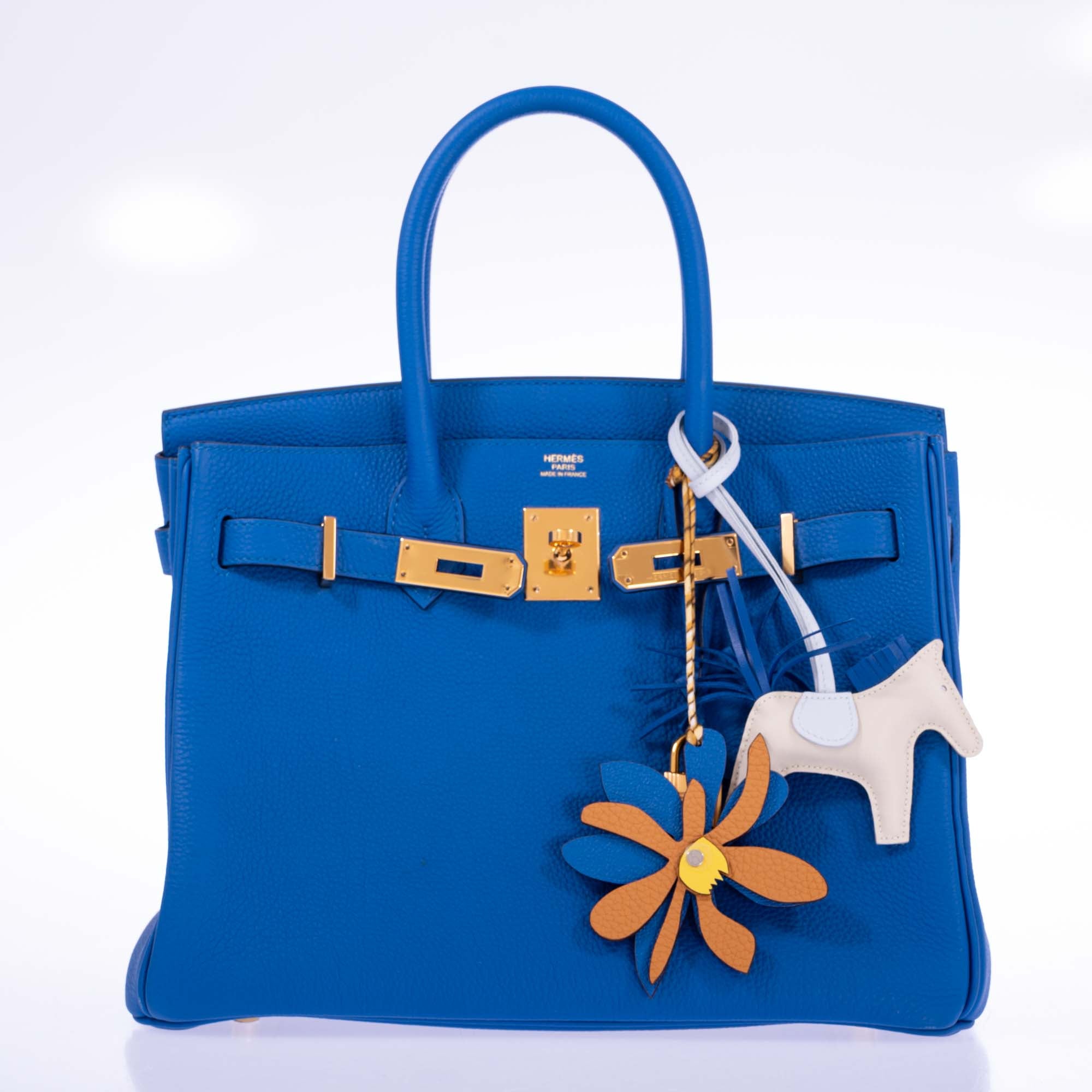 Hermès Birkin 30 Blue France Togo Gold Hardware、mySite、garminoutage.com