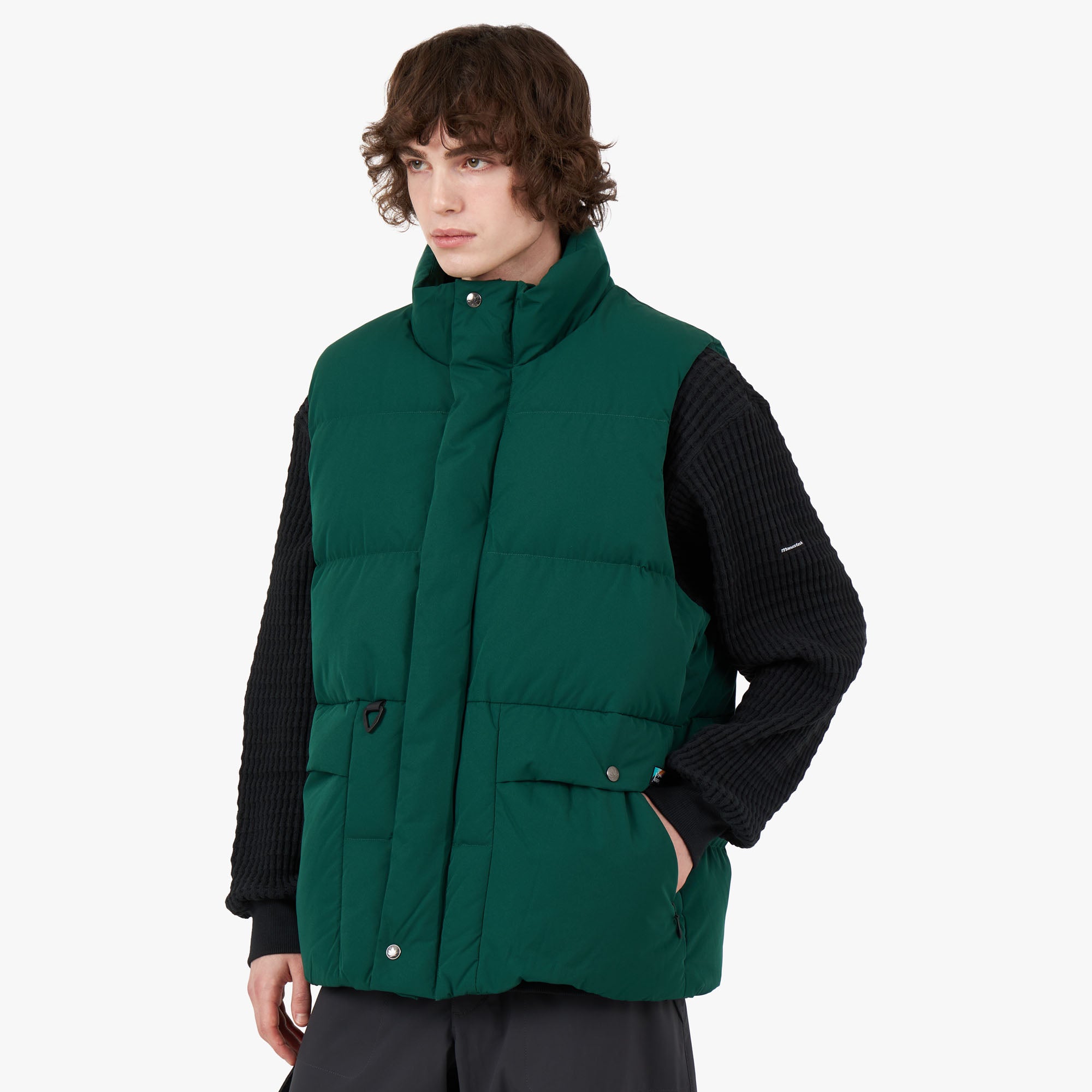  Manastash Marty Down Vest / Green、mySite、merchandisen