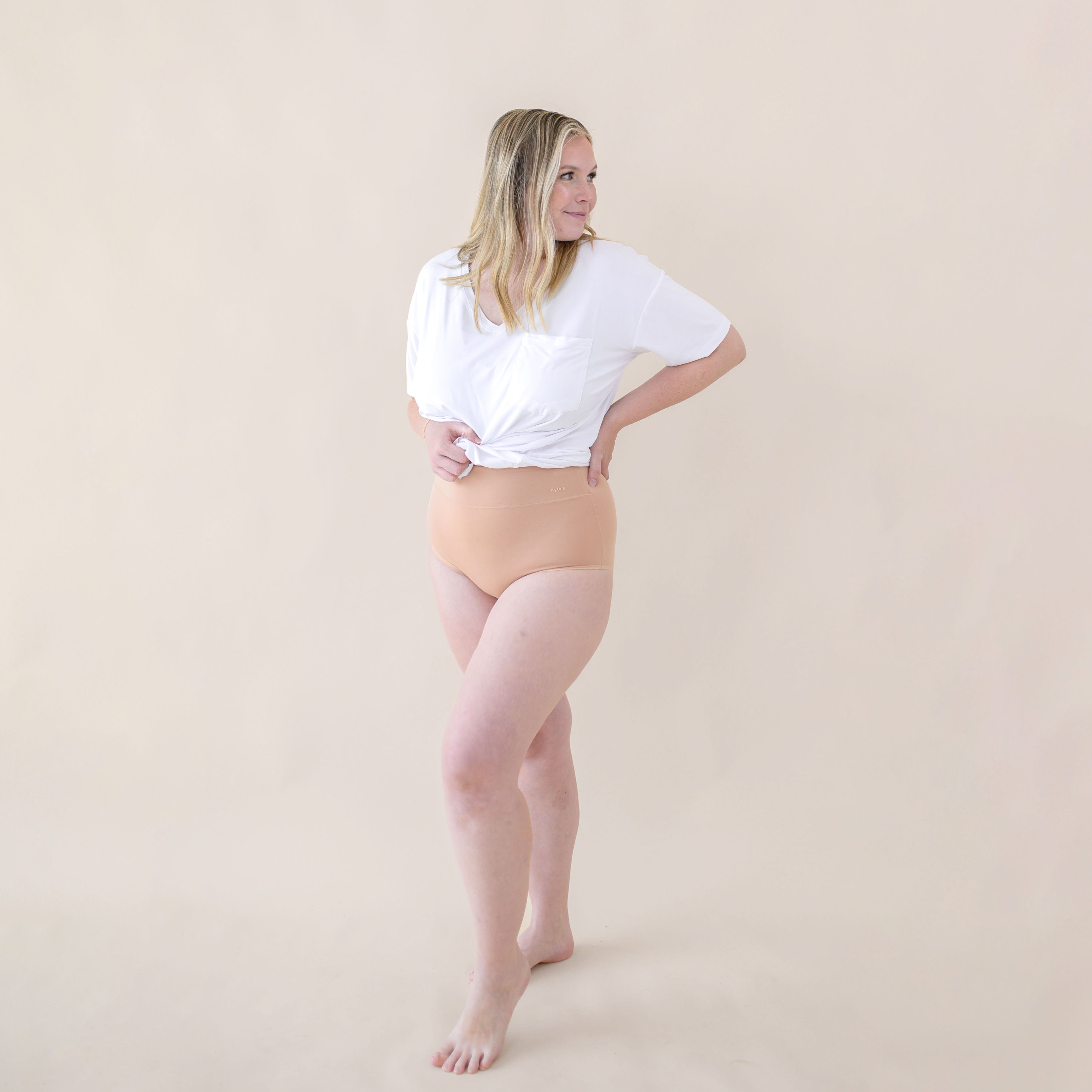  Women's High-Waisted Brief in Chai、mySite、layawaytickets