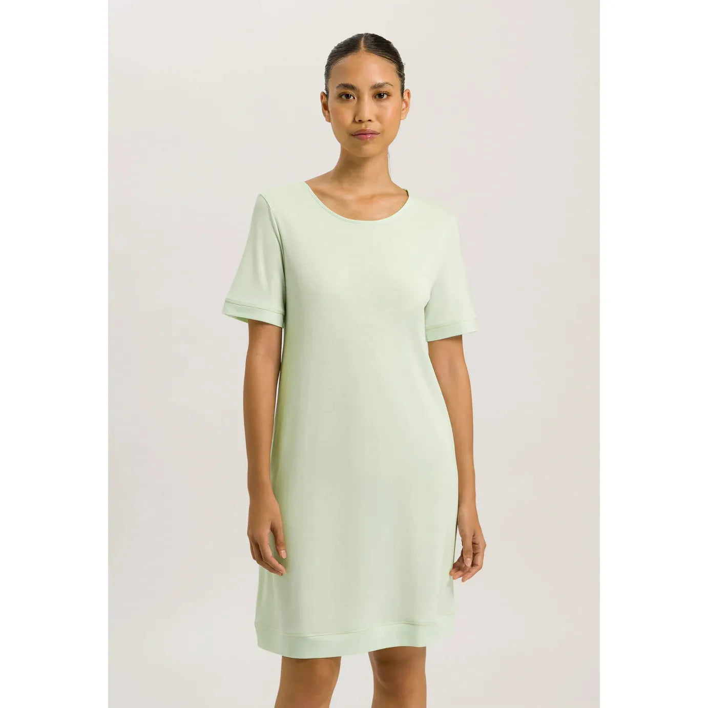  Hanro Natural Comfort Short Sleeve Gown - Green Tea、mySite、justintrudeaud