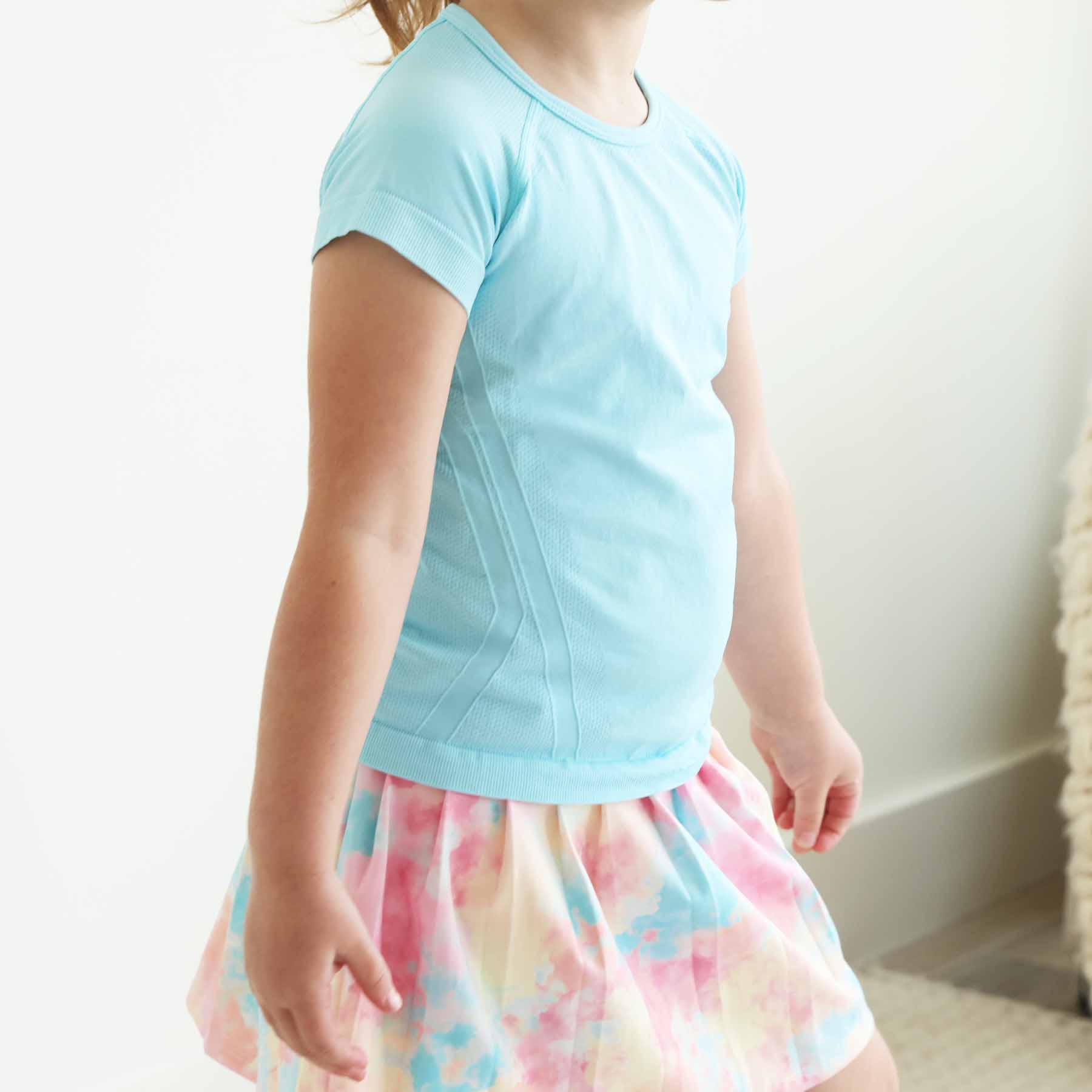  Kids Active Short Sleeve Athletic Top | Candy Blue、mySite、layawaytickets