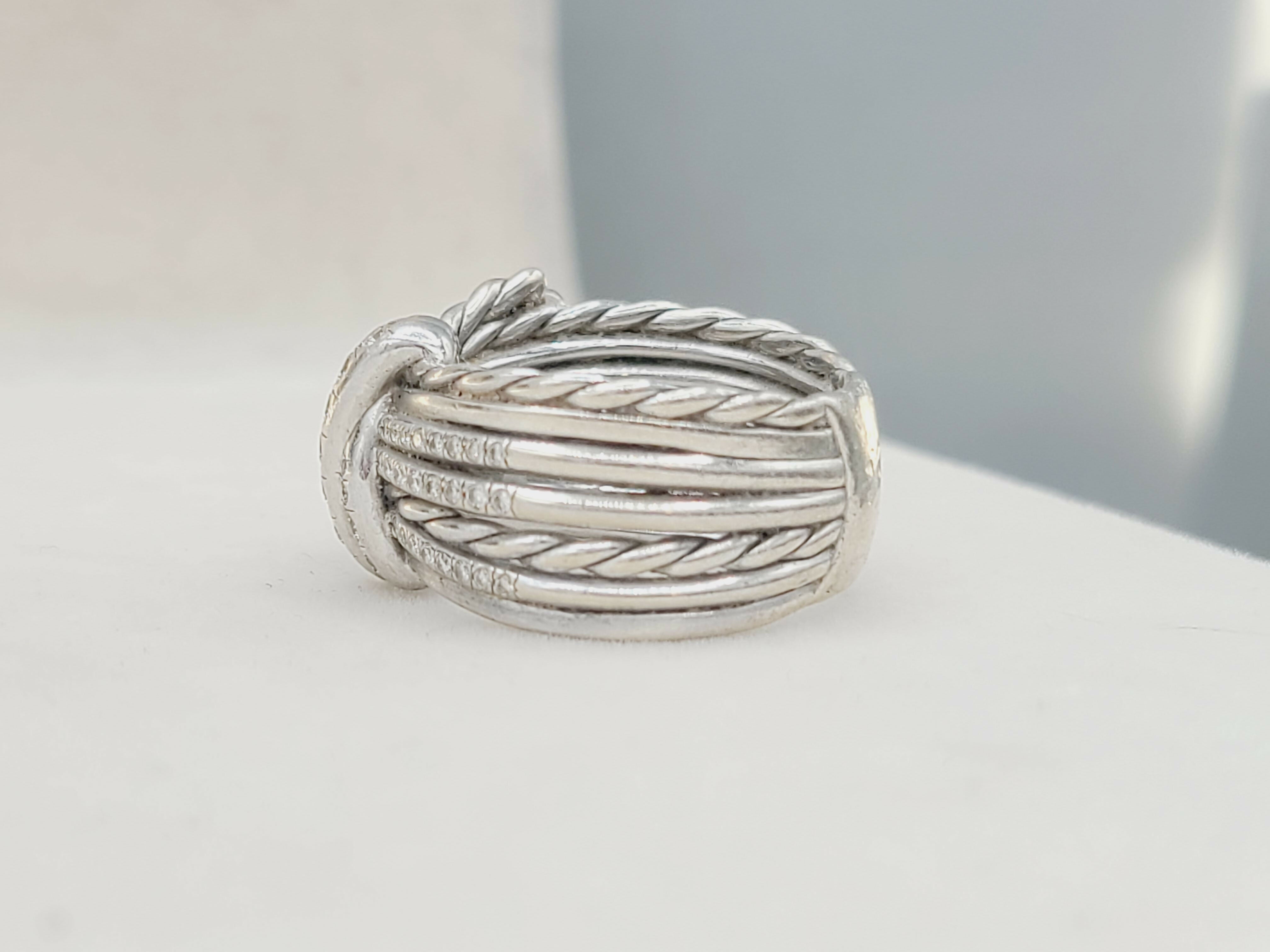 David Yurman Wide Anjelika Ring聽With Diamonds聽、mySite、hinf8tx79