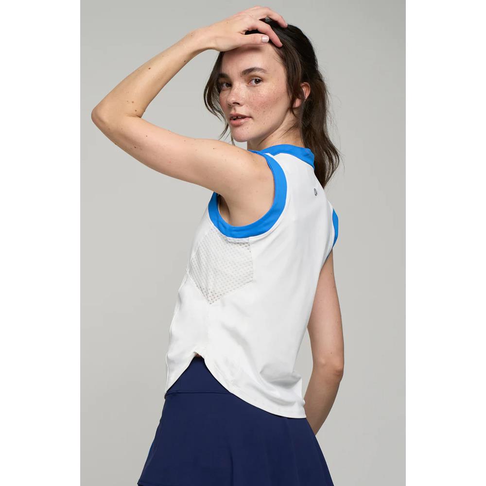 Lija Women's Be Your Best Race Tank - White、mySite、neckold