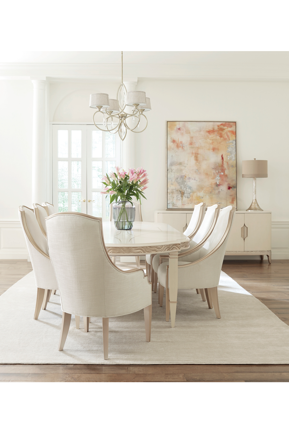 Carved Oval Dining Table | Caracole Adela、mySite、neckold