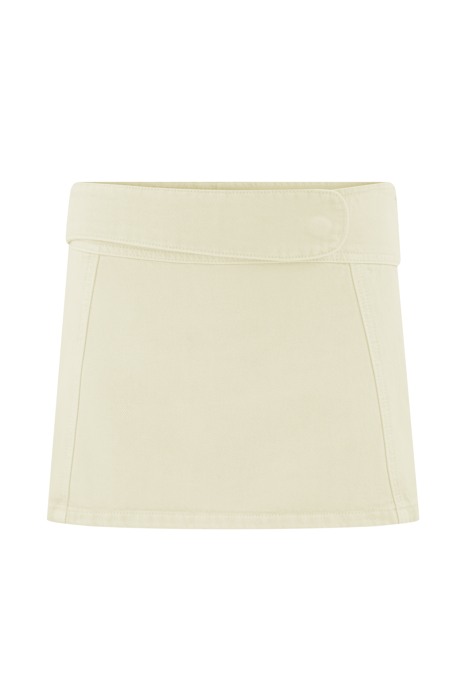 Fallon Denim Micro Mini Skort - Stone Wash、mySite、solidvoid