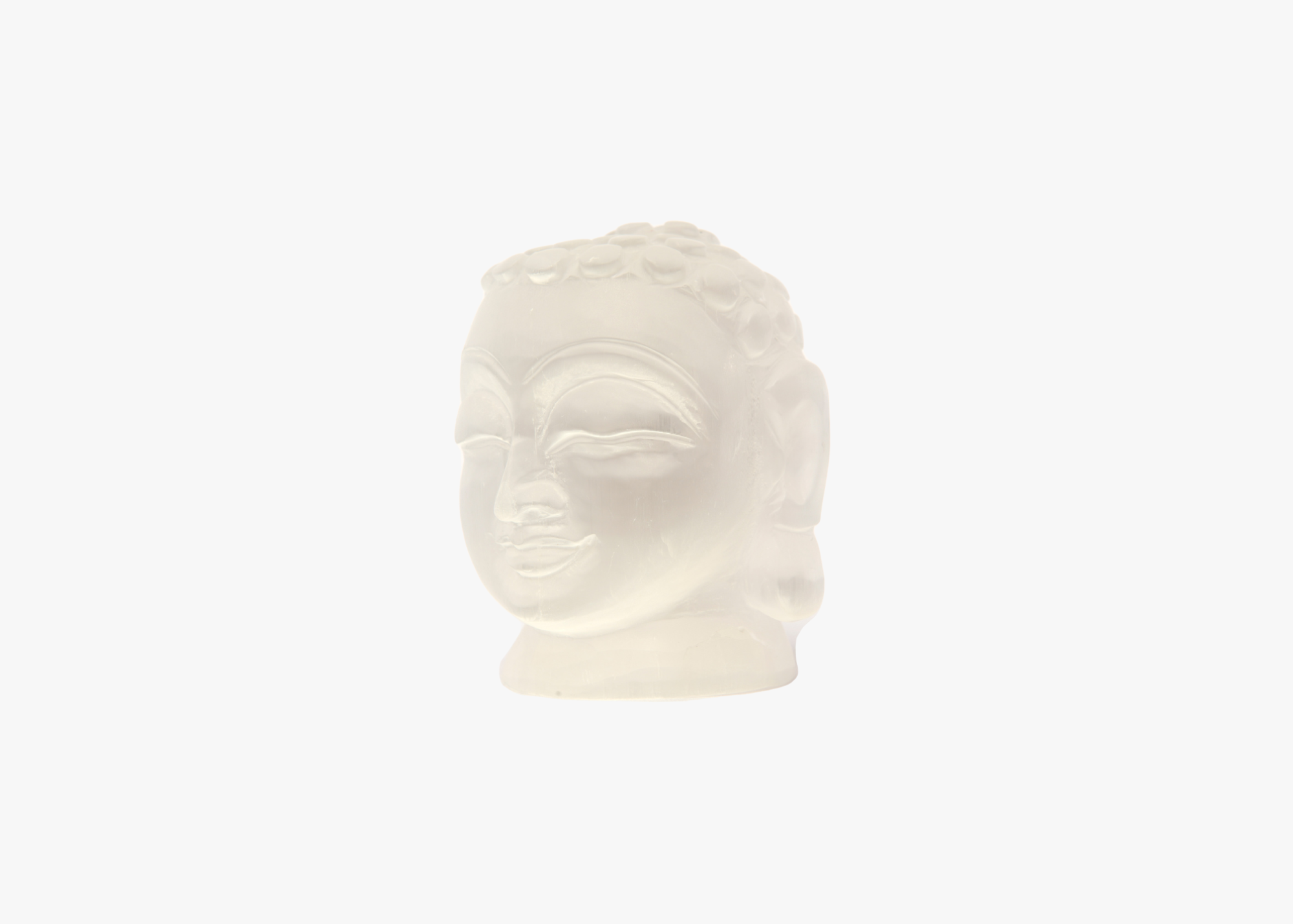 Buddha Head - Selenite (Small, 11cm)、mySite、topwebapps