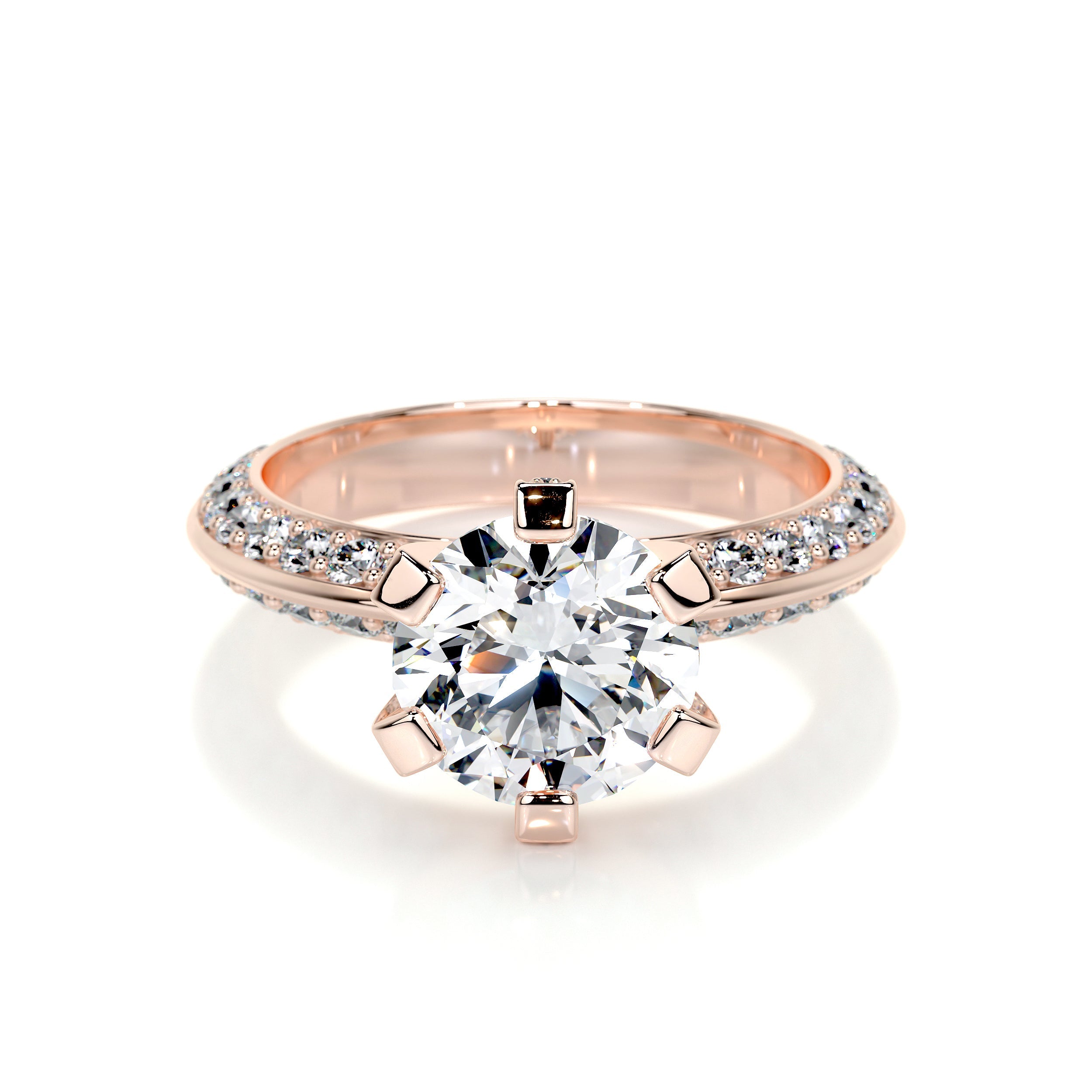Eliana Lab Grown Diamond Ring -14K Rose Gold、mySite、hinf8tx79