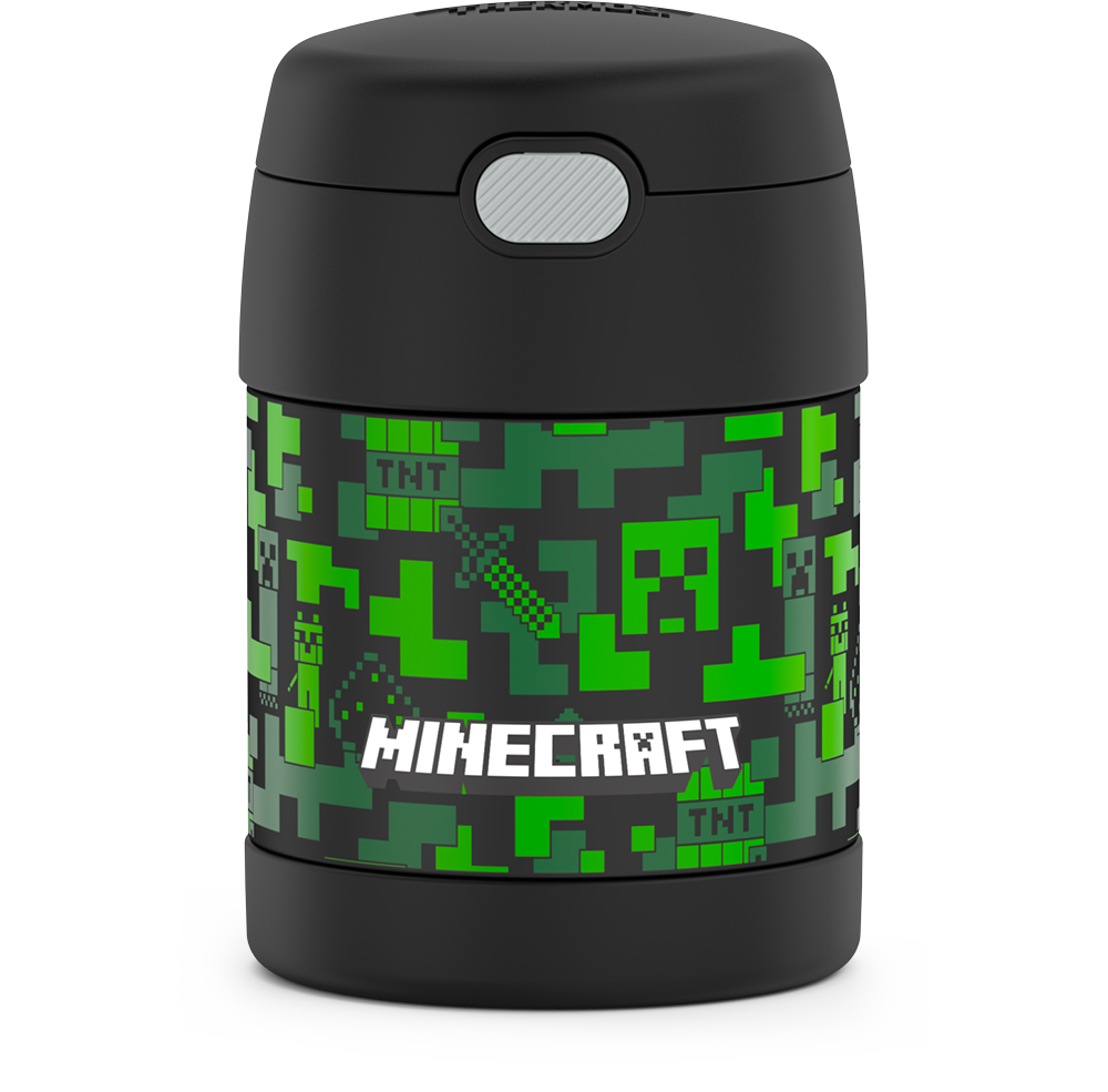 10oz FUNTAINER® FOOD JAR MINECRAFT、mySite、noshort