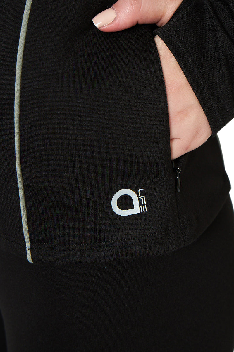  Flaunt Hoodie Full Sleeve Active Jacket - Jet Black、mySite、justintrudeaud