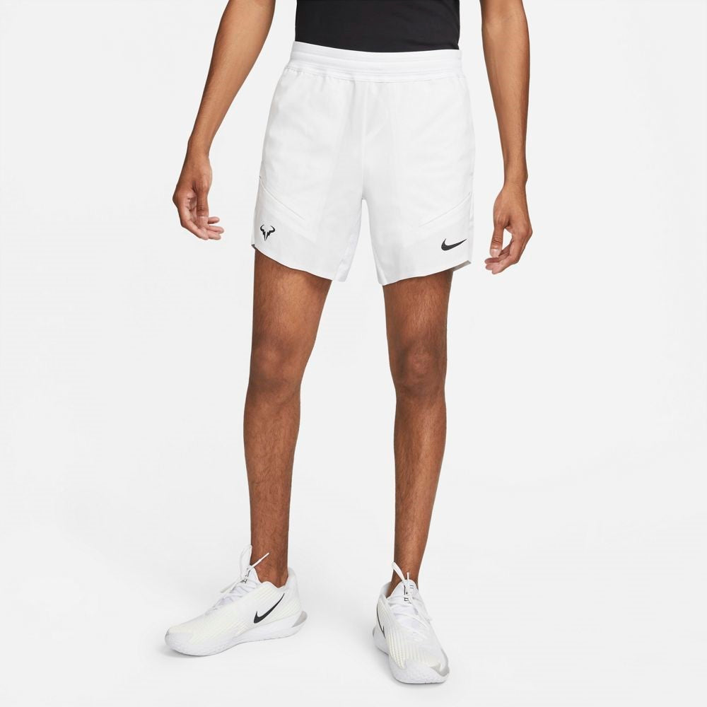 Nike Men's Dri-FIT Rafa Advantage Short 7-Inch (White/Black)