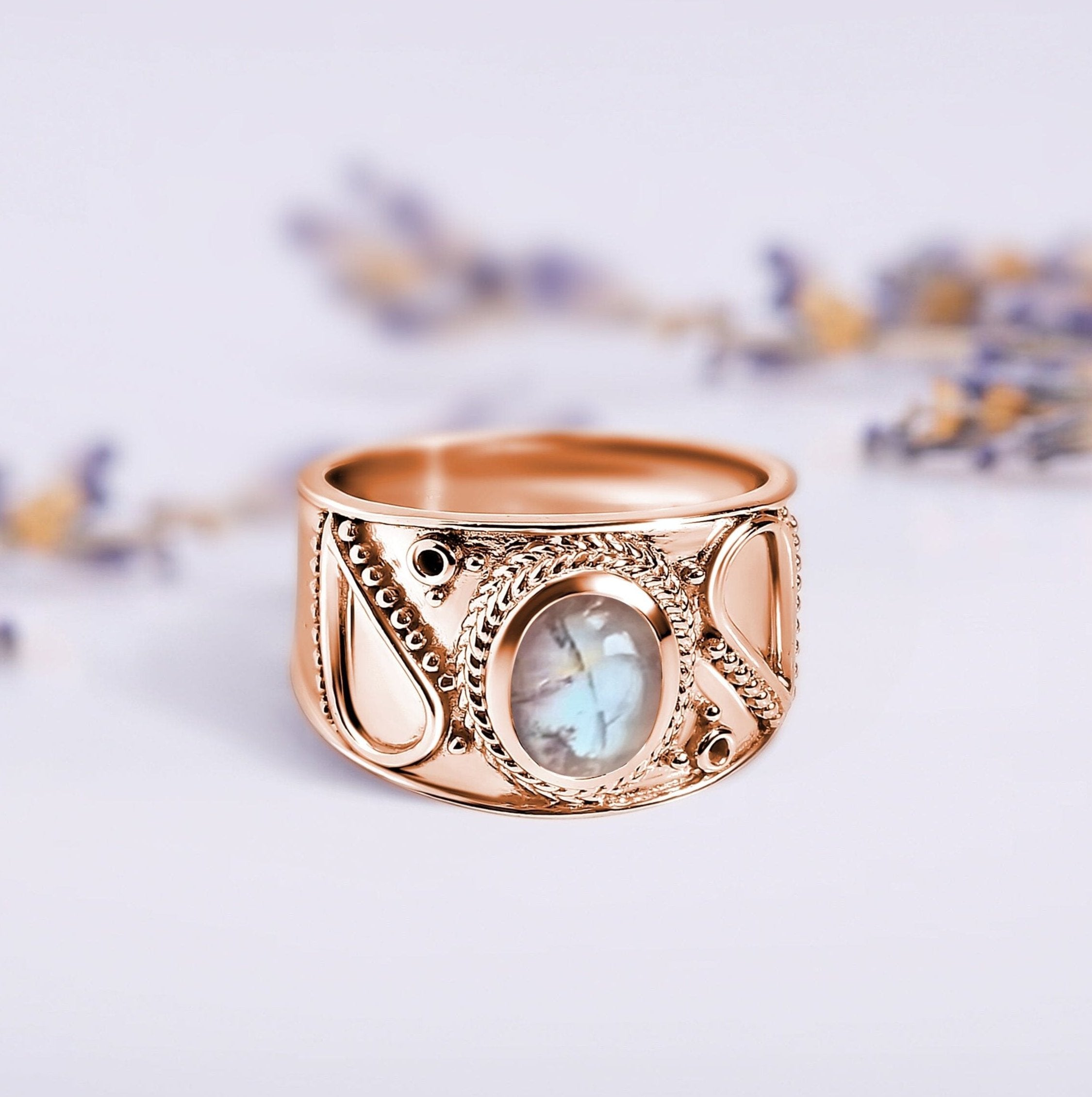 Moonstone Ring - Cosmic Love、mySite、hinf8tx79