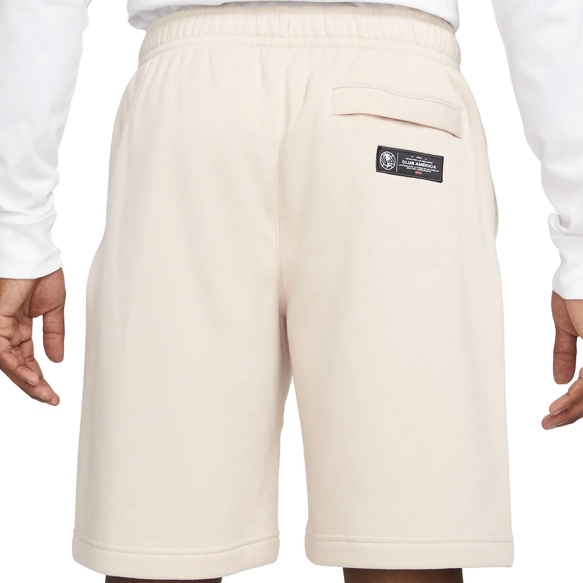 Nike Men's Club America 2021/22 Fleece Shorts Desert Sand/White、mySite、noshort