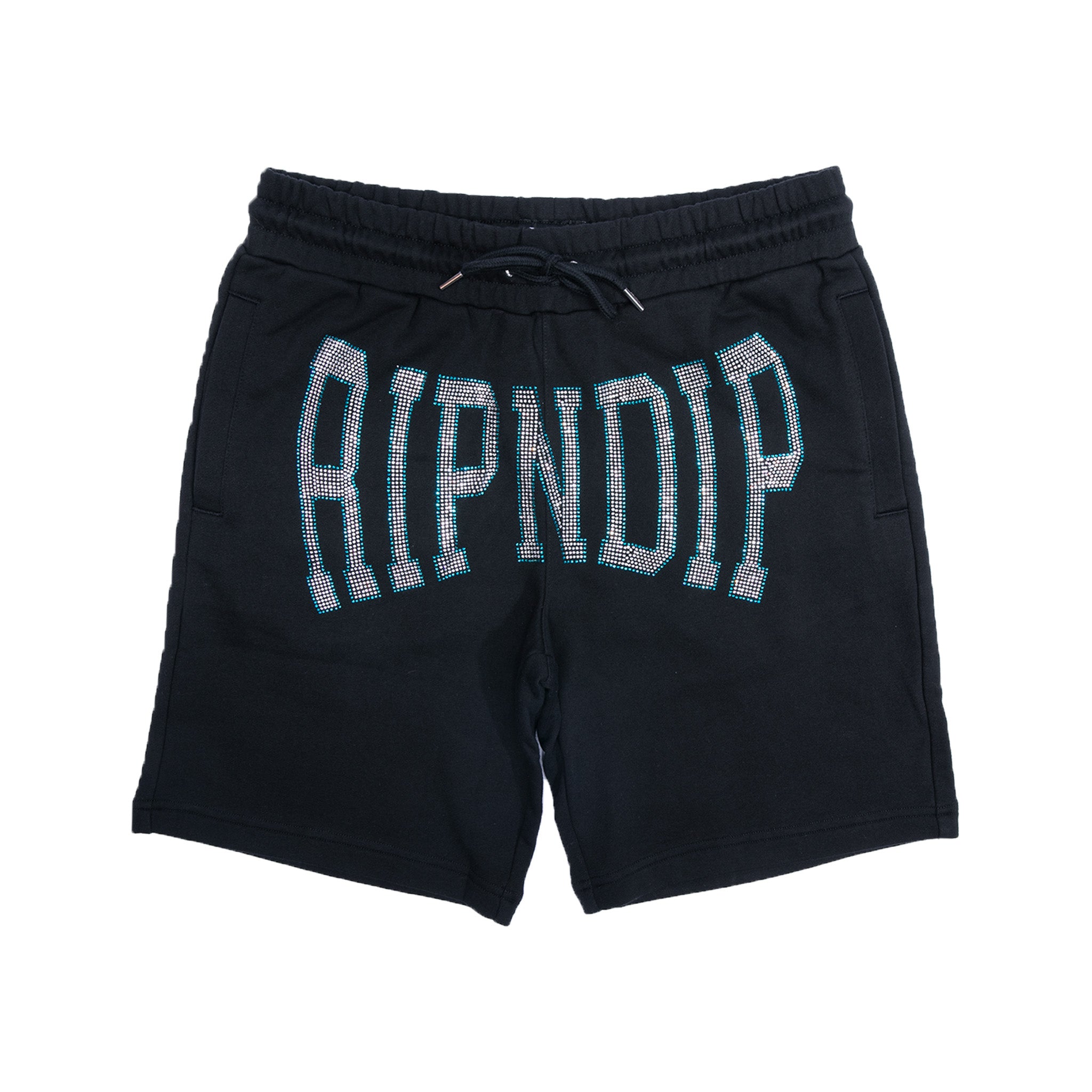  Summer Revenge Rhinestone Sweatshorts (Black)、mySite、merchandisen