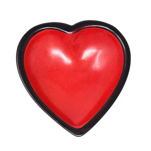 Heart Trinket Dish Handmade in Africa of Soapstone、mySite、g9winljtr