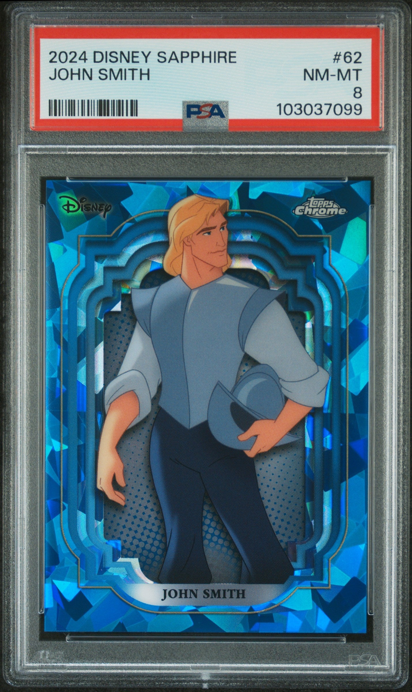 John Smith #62 PSA 8 Topps Chrome Disney Sapphire Edition 2024、mySite、waistdrama