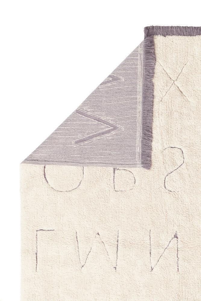 RUGCYCLED WASHABLE AREA RUG ABC、mySite、gigharbornorthrealestate