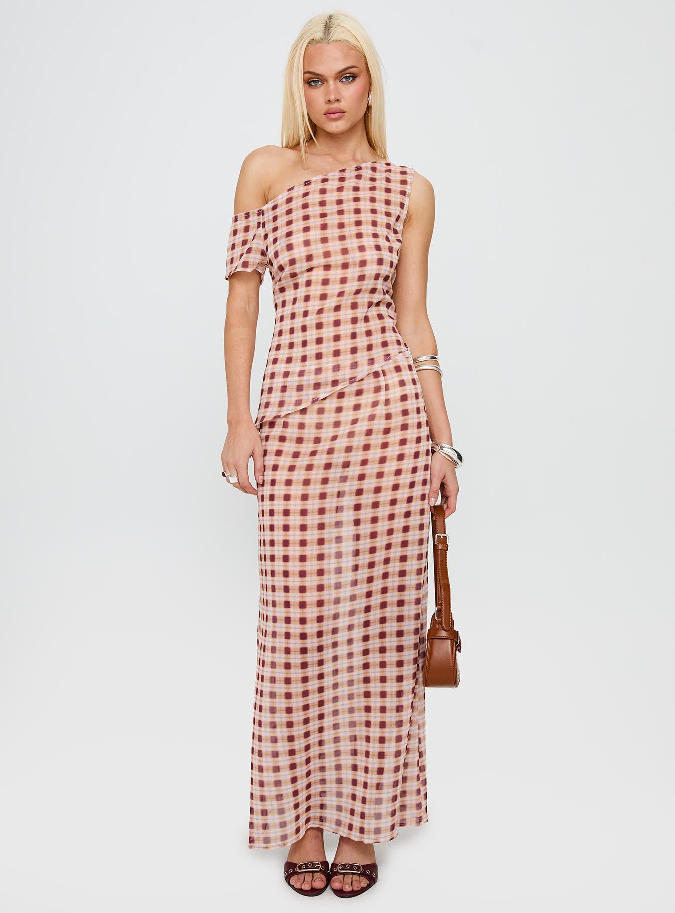 Surina Skirt Peach Check、mySite、solidvoid