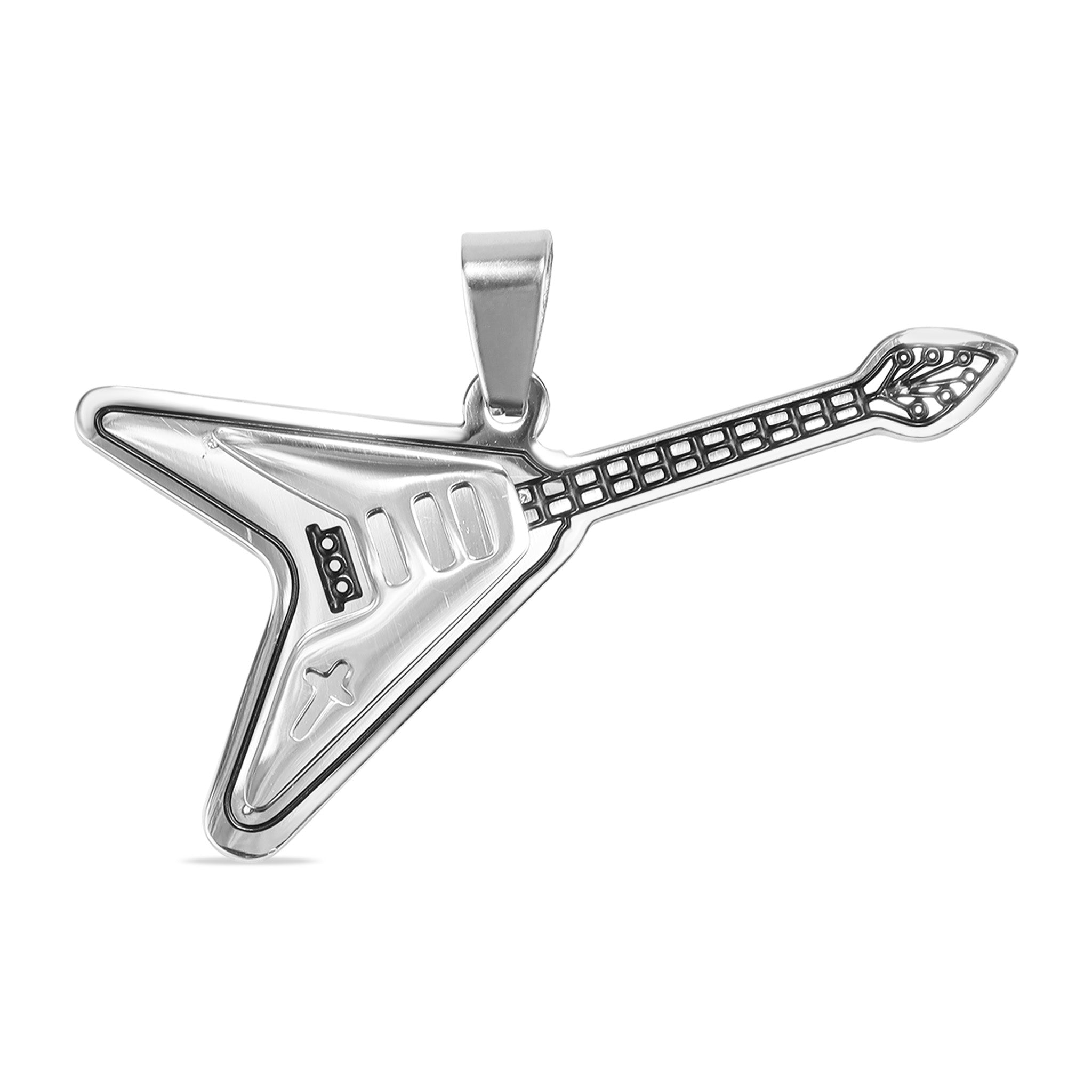 Stainless Steel Electric Guitar Pendant / PDL9010、mySite、dreamappss