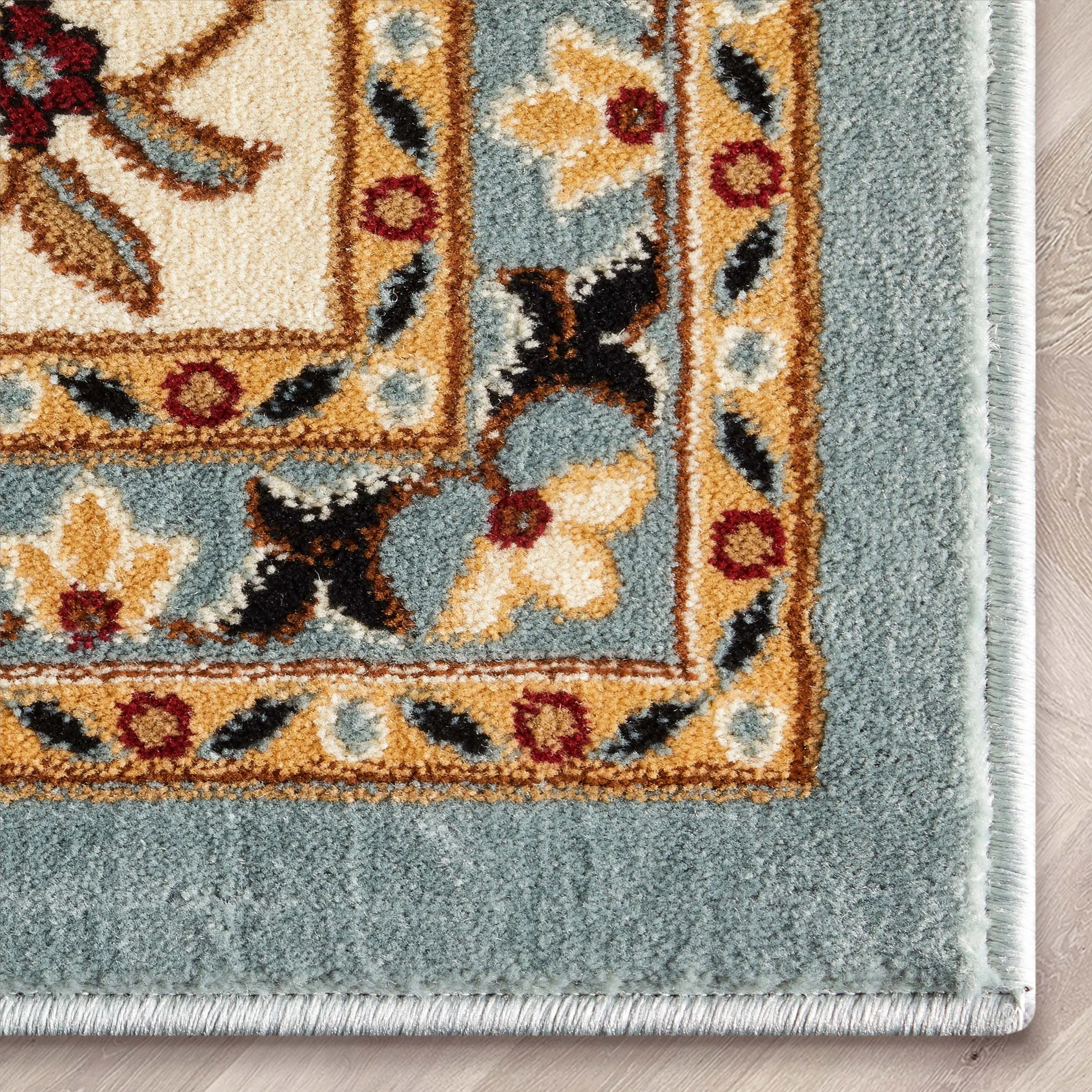 Sarouk Light Blue Traditional Rug、mySite、gigharbornorthrealestate