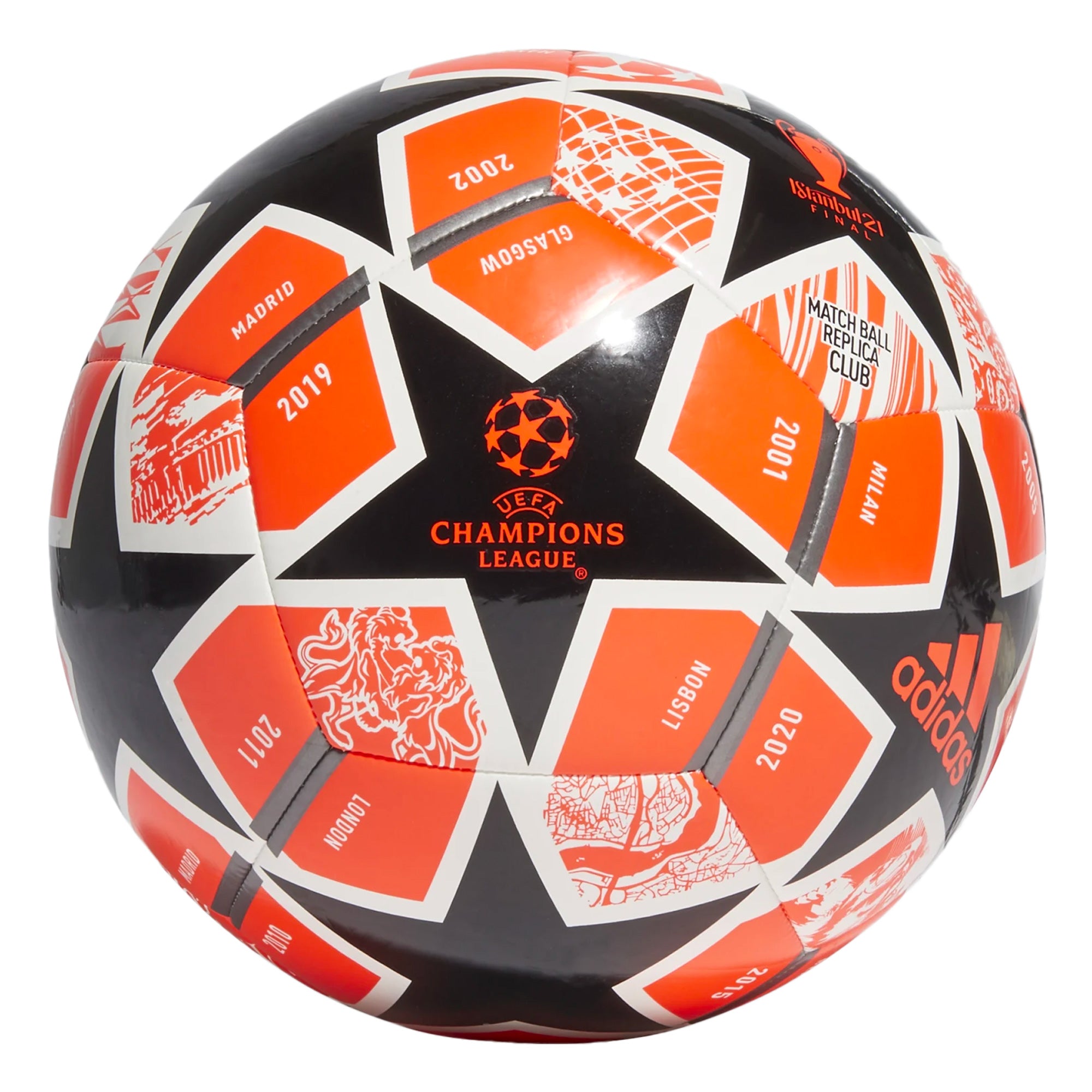 adidas Finale 21 20th Anniversary UCL Club Ball Solar Red/Black、mySite、noshort