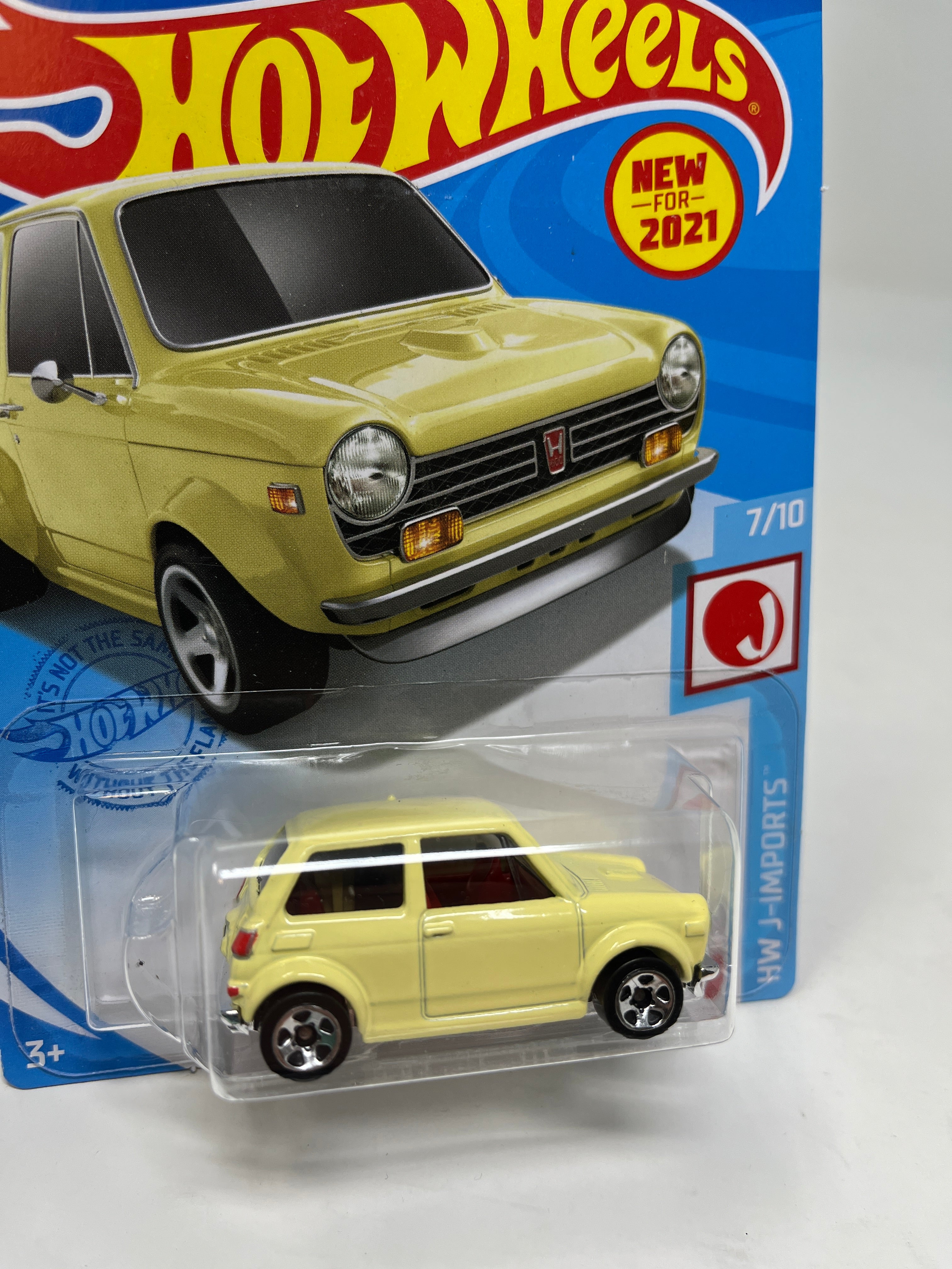 Custom '70 Honda N600 #187 * 2021 Hot Wheels * Yellow、mySite、hgirdovlk