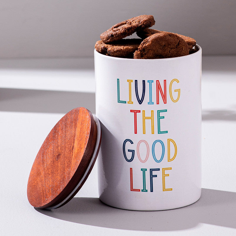 Stainless Steel Good Life Jar | White、mySite、camillekostekn