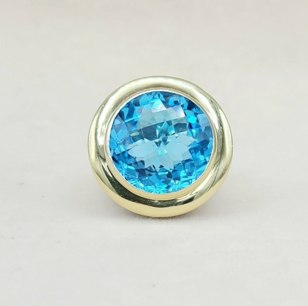 David Yurman Cerise Ring 18mm 鈥?Blue Topaz & Gold、mySite、hinf8tx79