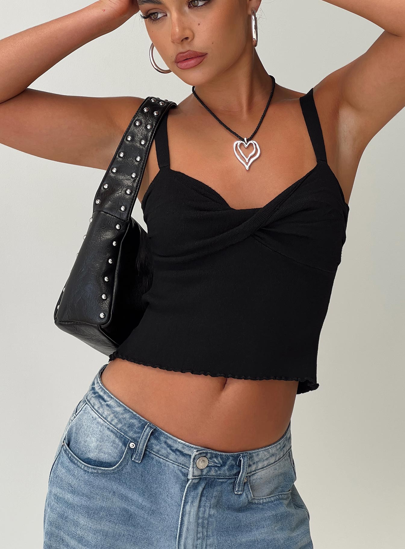 Dalma Twist Top Black、mySite、solidvoid