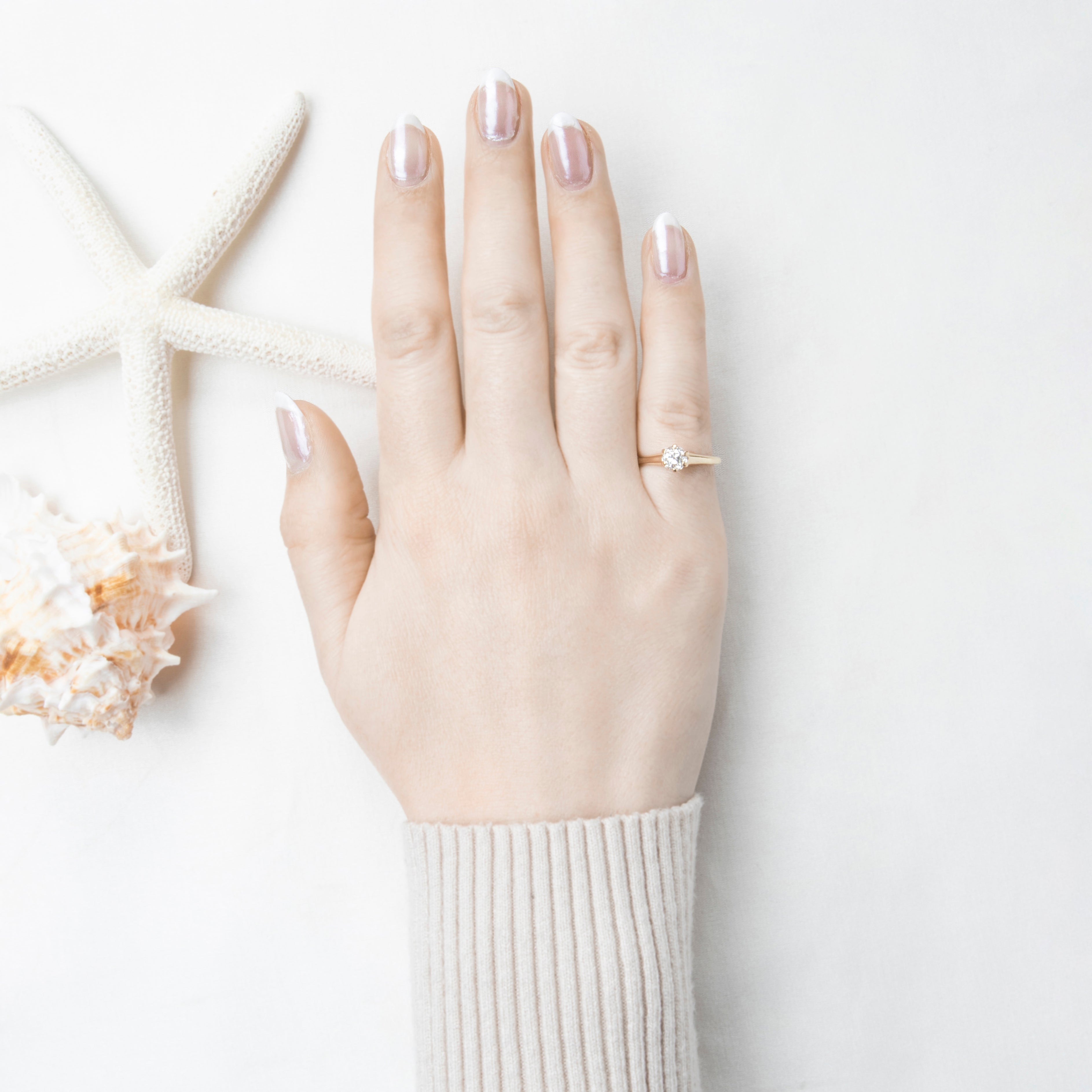 Vintage 14k Yellow Gold .5ct Old Mine Diamond Solitaire Ring 6.00、mySite、hinf8tx79