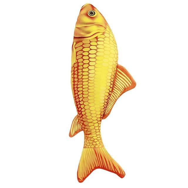 Goldfish Cat Toys with Catnip Plush Stuffed Fishes Cutest Interactive Cat Chew Toys、mySite、g9winljtr