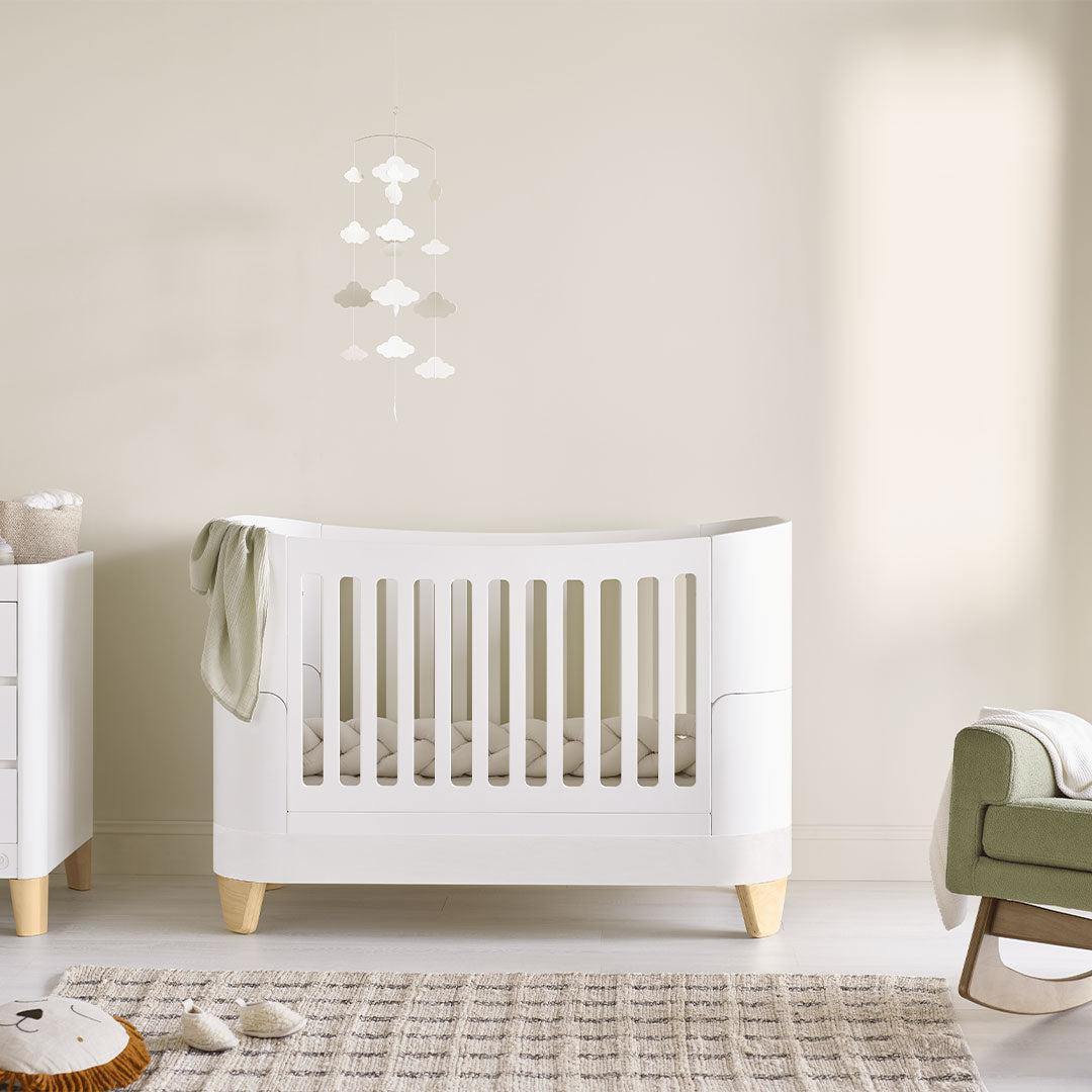  Gaia Baby Serena Cot Bed - White、mySite、merchandisen