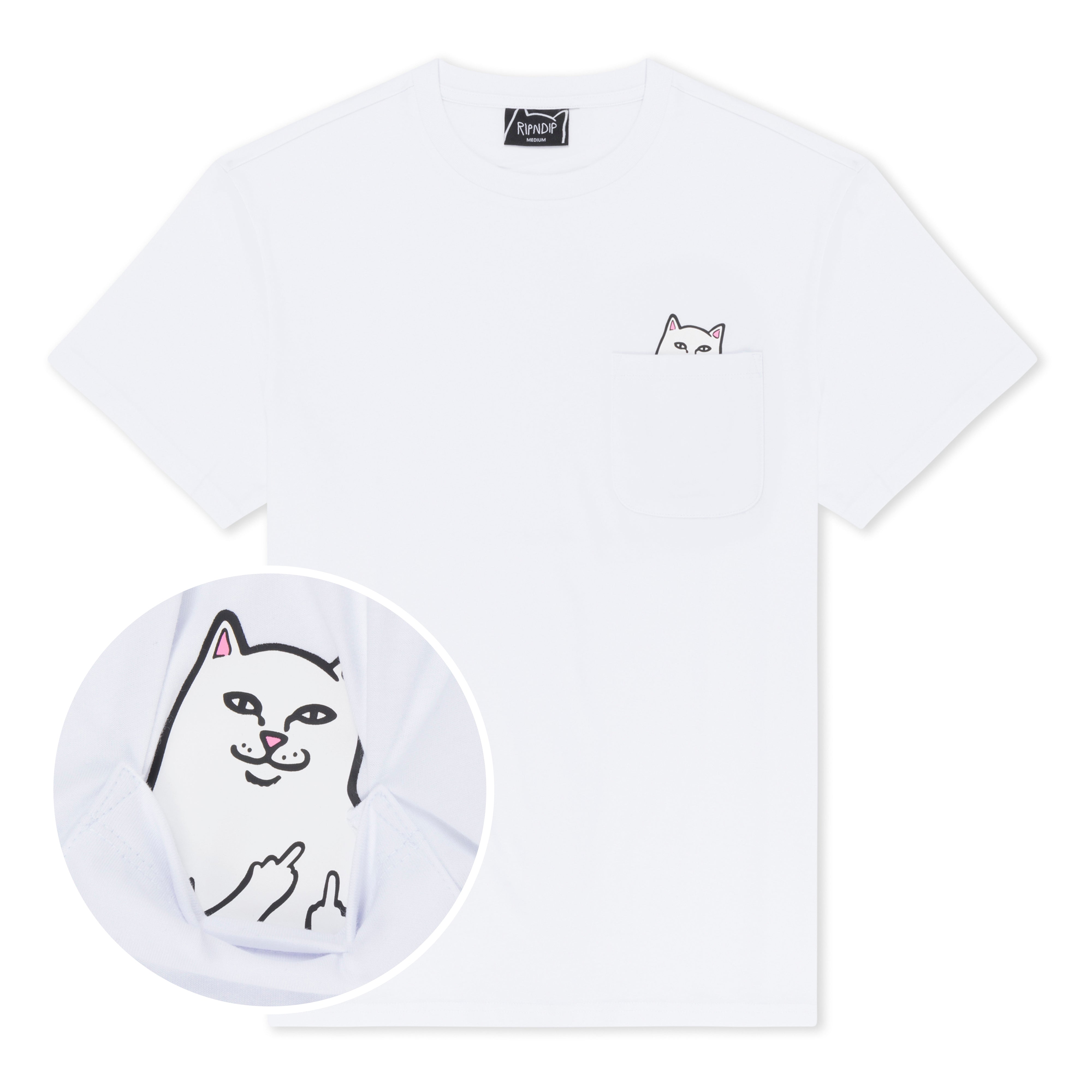  Lord Nermal S/S Pocket Tee (White)、mySite、merchandisen