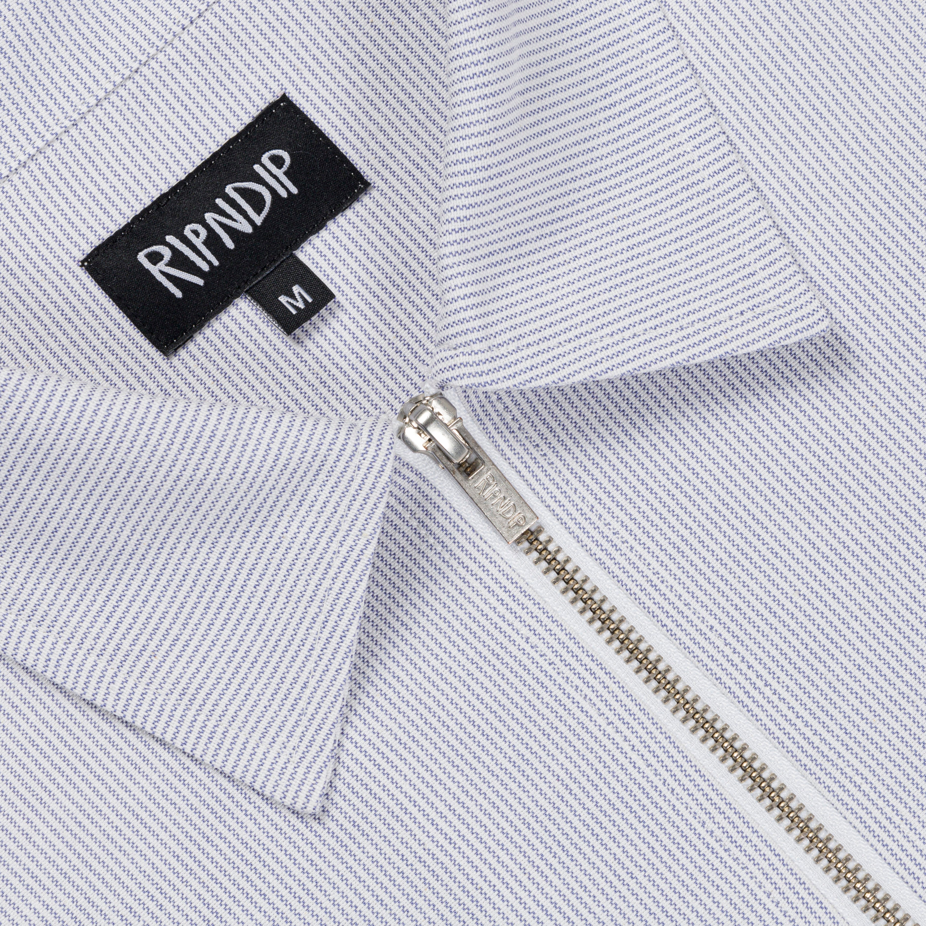  Rich Spirit Quarter Zip Shirt (Light Blue)、mySite、merchandisen