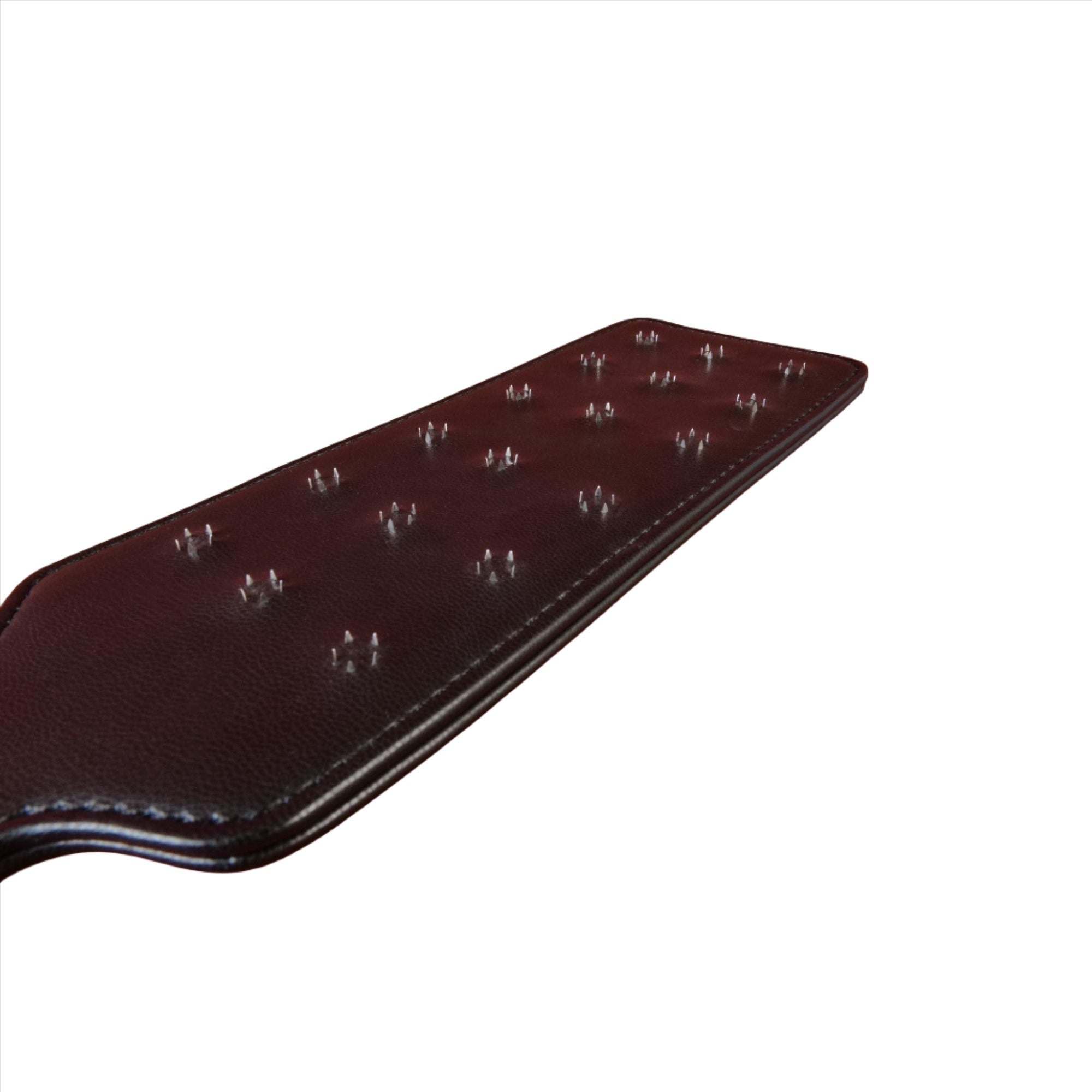 Mystim Extreme Real Leather Spiked Paddle | BDSM | Black | Fetish、mySite、bottomscart