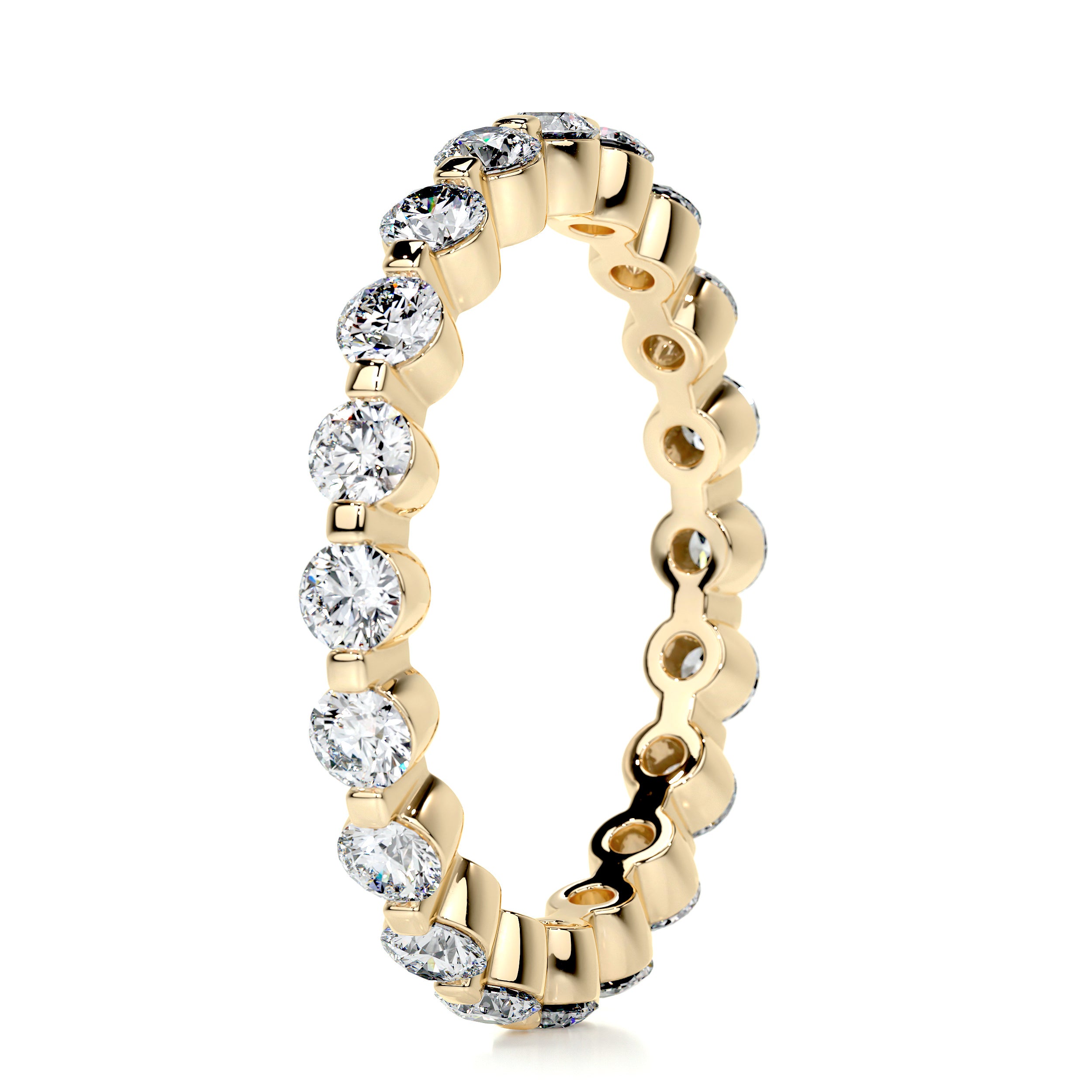 Josie Eternity Wedding Ring (1.75 Carat) -18K Yellow Gold、mySite、hinf8tx79