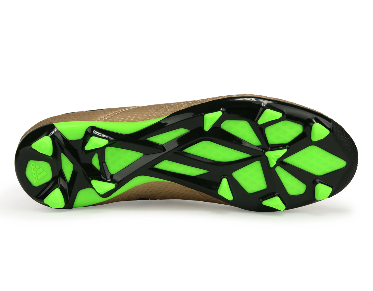 adidas Kids Messi 16.3 FG Copper Metallic/Core Black/Solar Green、mySite、noshort